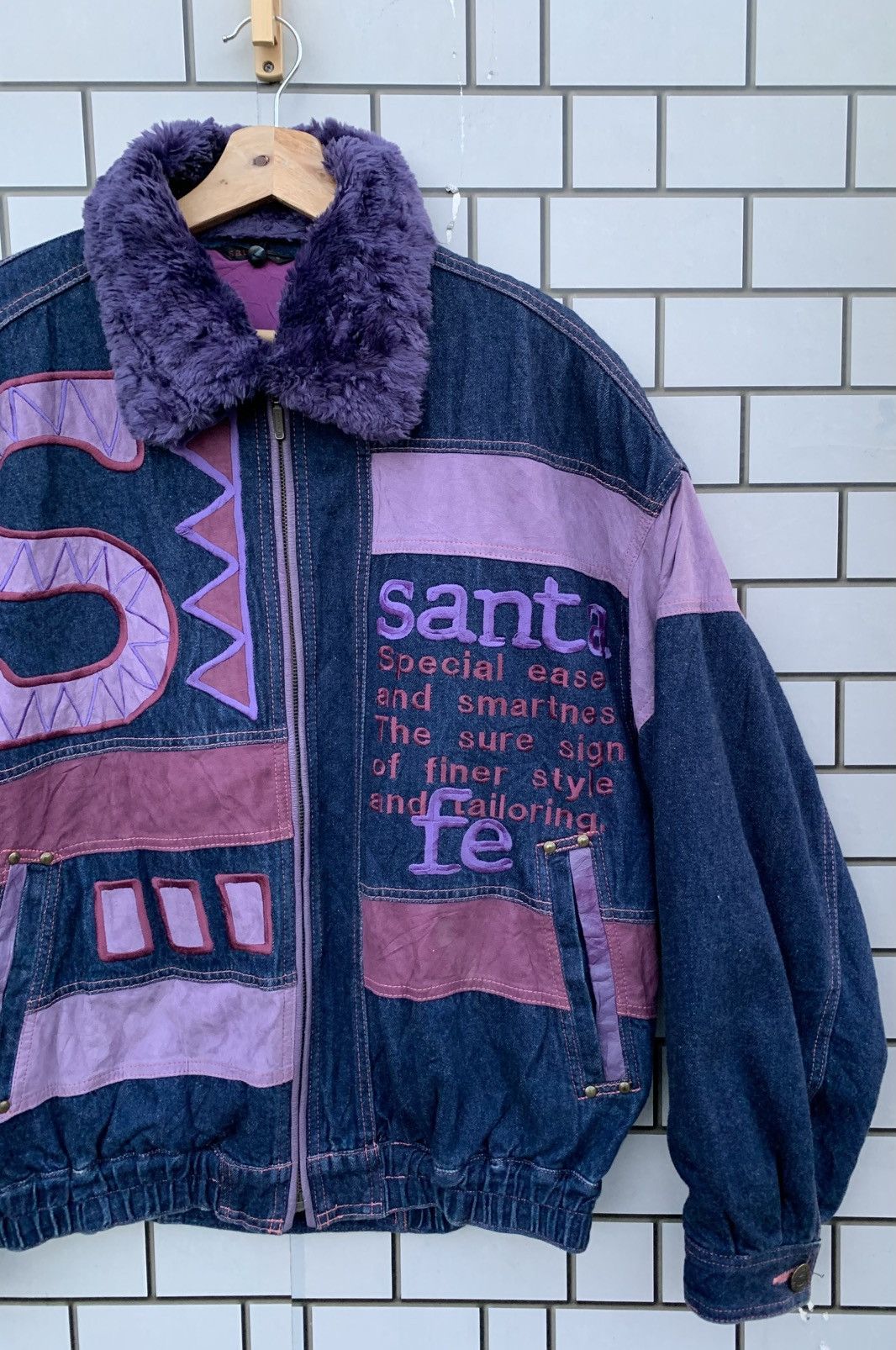 Japanese Brand Vintage Japanese Brand Santa Fee Denim Jacket Size US L / EU 52-54 / 3 - 10 Thumbnail