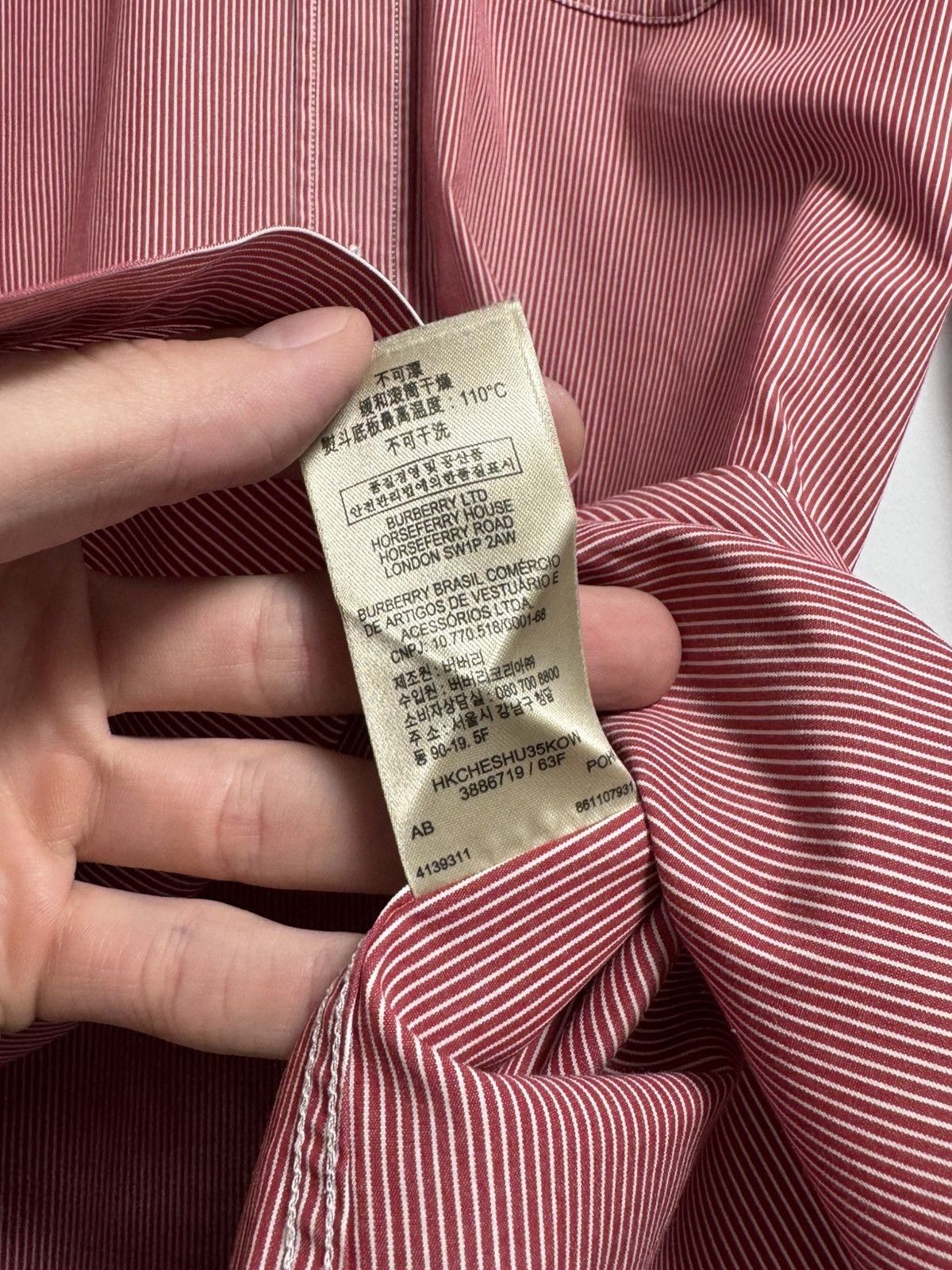 Burberry Burberry Button Up Shirt Luxury Size US L / EU 52-54 / 3 - 10 Thumbnail