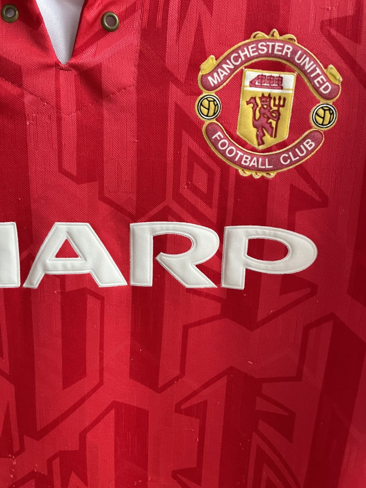 Umbro Manchester United 1992 1993 1994 Shirt Footbal Soccer Jersey Size US L / EU 52-54 / 3 - 11 Thumbnail