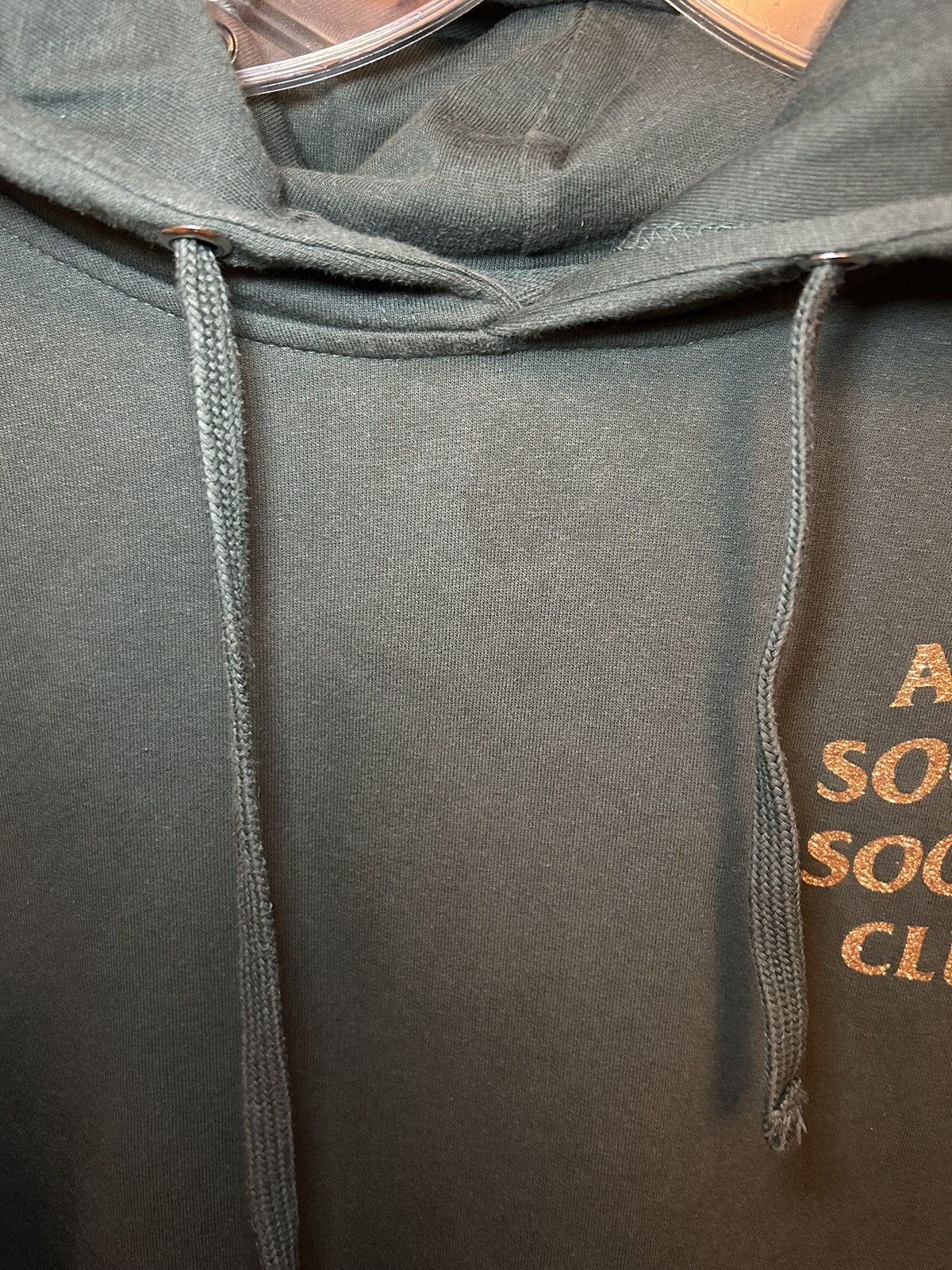 Anti Social Social Club Anti Social Social Club gold sparkle print pullover hoodie Size US L / EU 52-54 / 3 - 5 Thumbnail