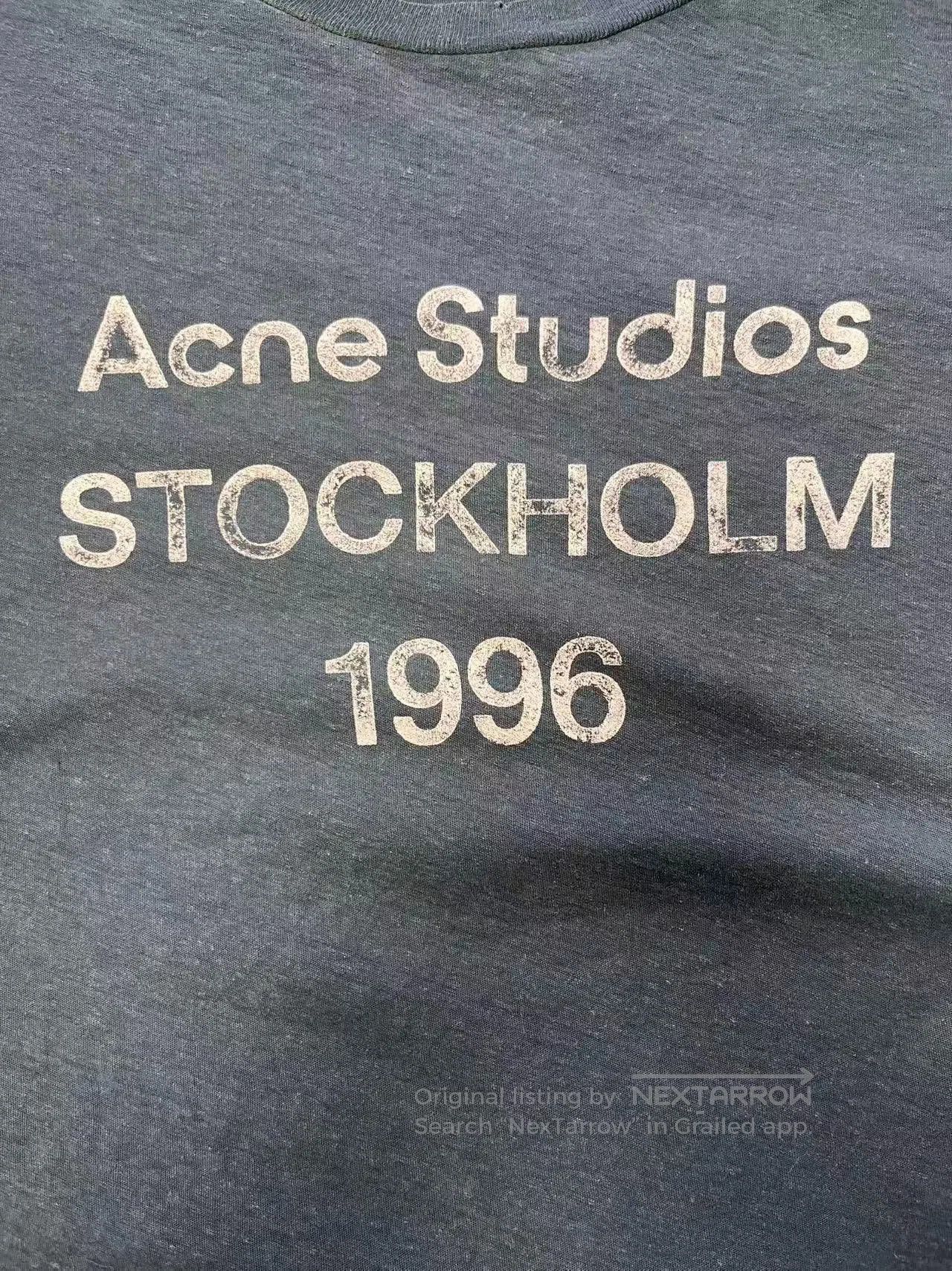Acne Studios Acne Studios 1996 Letter Print Oversized T-shirt. Size US L / EU 52-54 / 3 - 3 Thumbnail