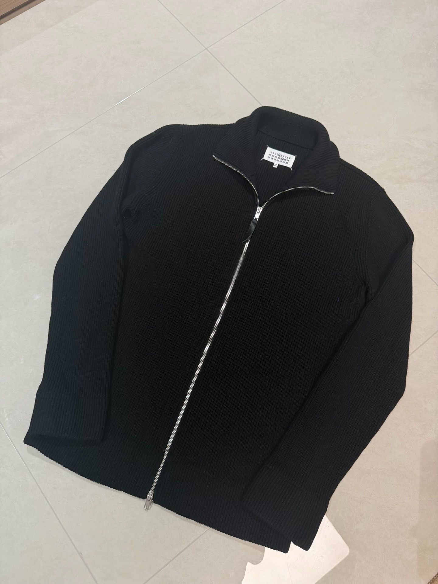Saint Laurent Paris Maison Margiela Ribbed Zip-Up Sweater Size US L / EU 52-54 / 3 - 1 Thumbnail