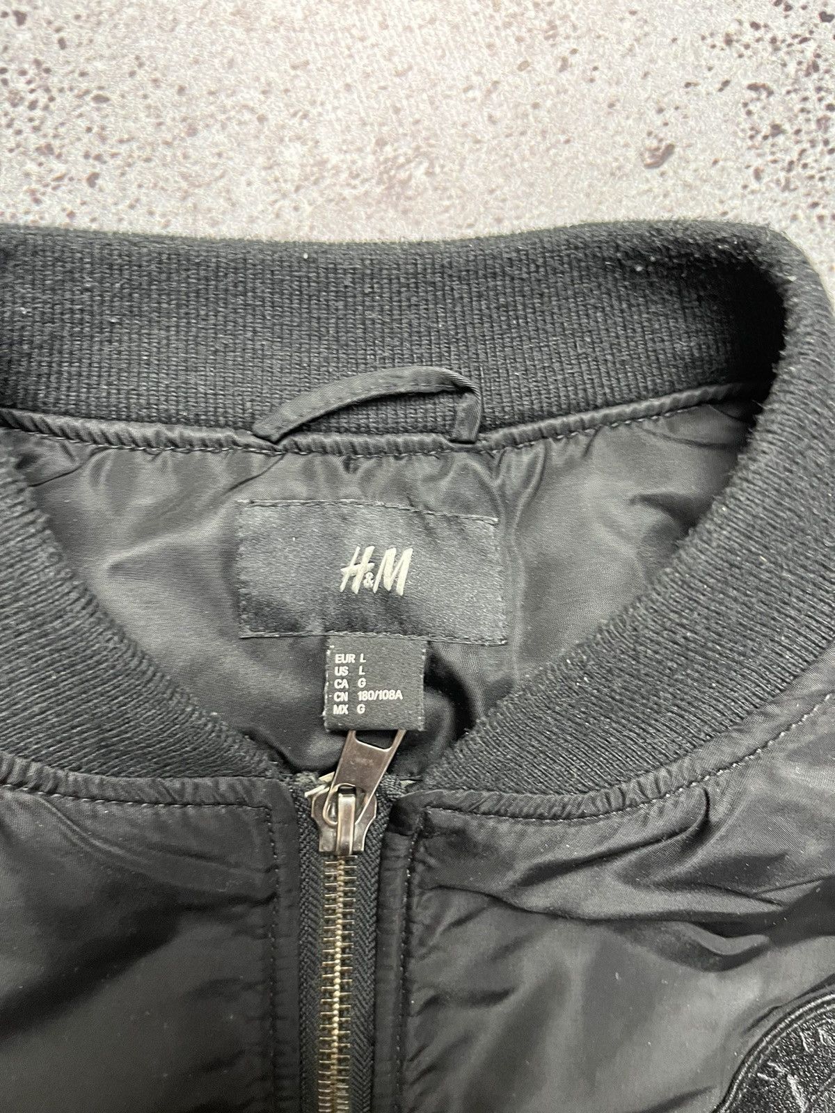 H&M × The Weeknd × XO ❤️🦺The Weeknd × H&M Black Bomber Jacket Weeknd XO Bomber Size US L / EU 52-54 / 3 - 4 Thumbnail