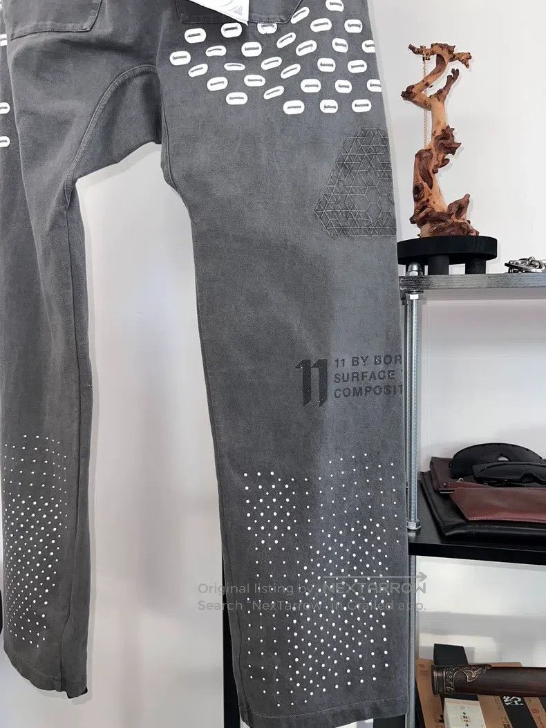 Boris Bidjan Saberi Boris Bidjan Saberi size M Heavy-Duty Washed Distressed Em Size US 27 - 6 Thumbnail
