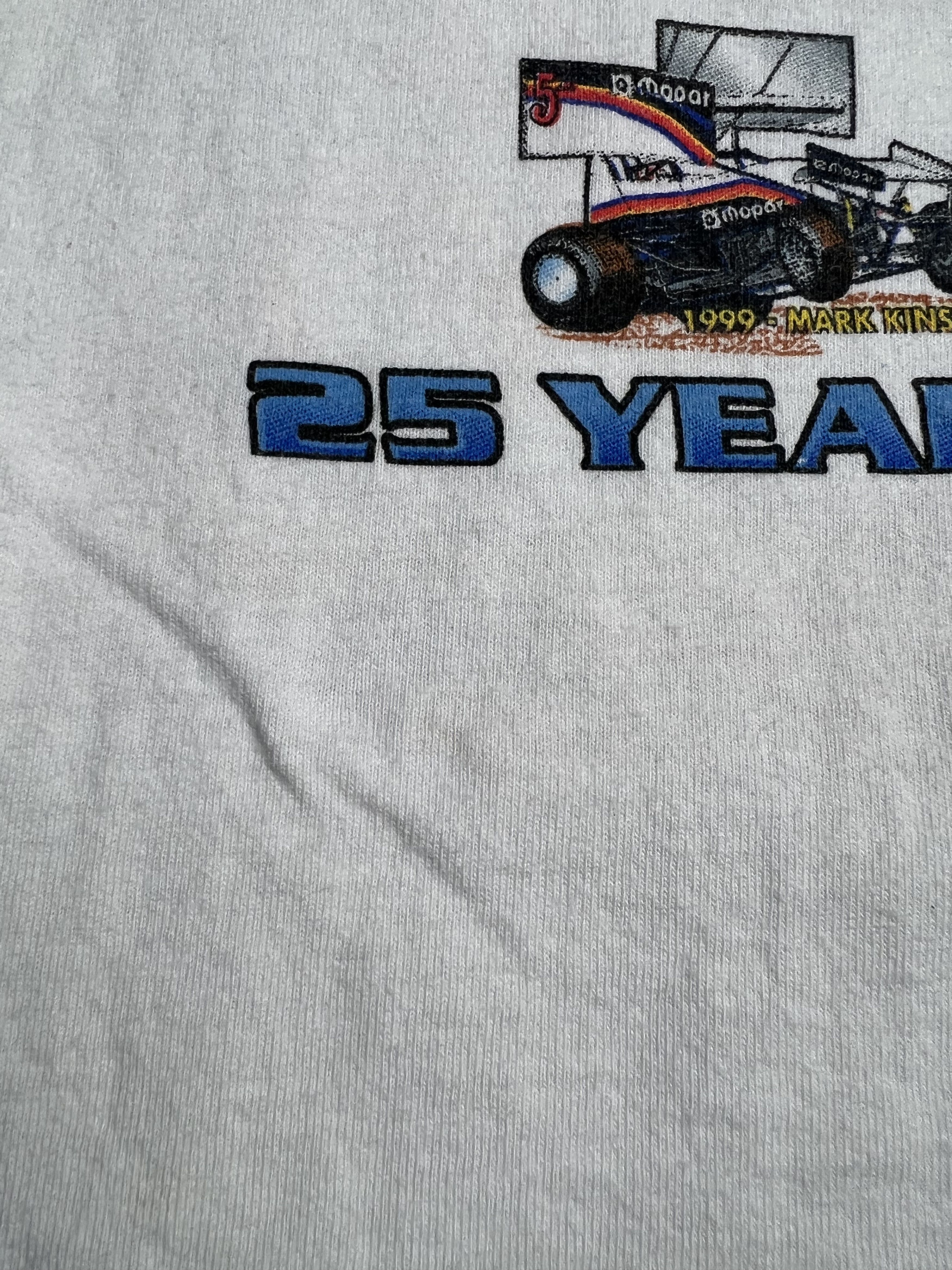 Vintage Vintage 25th Anniversary World of Outlaws Art T (L) GTME070 Size US L / EU 52-54 / 3 - 7 Thumbnail