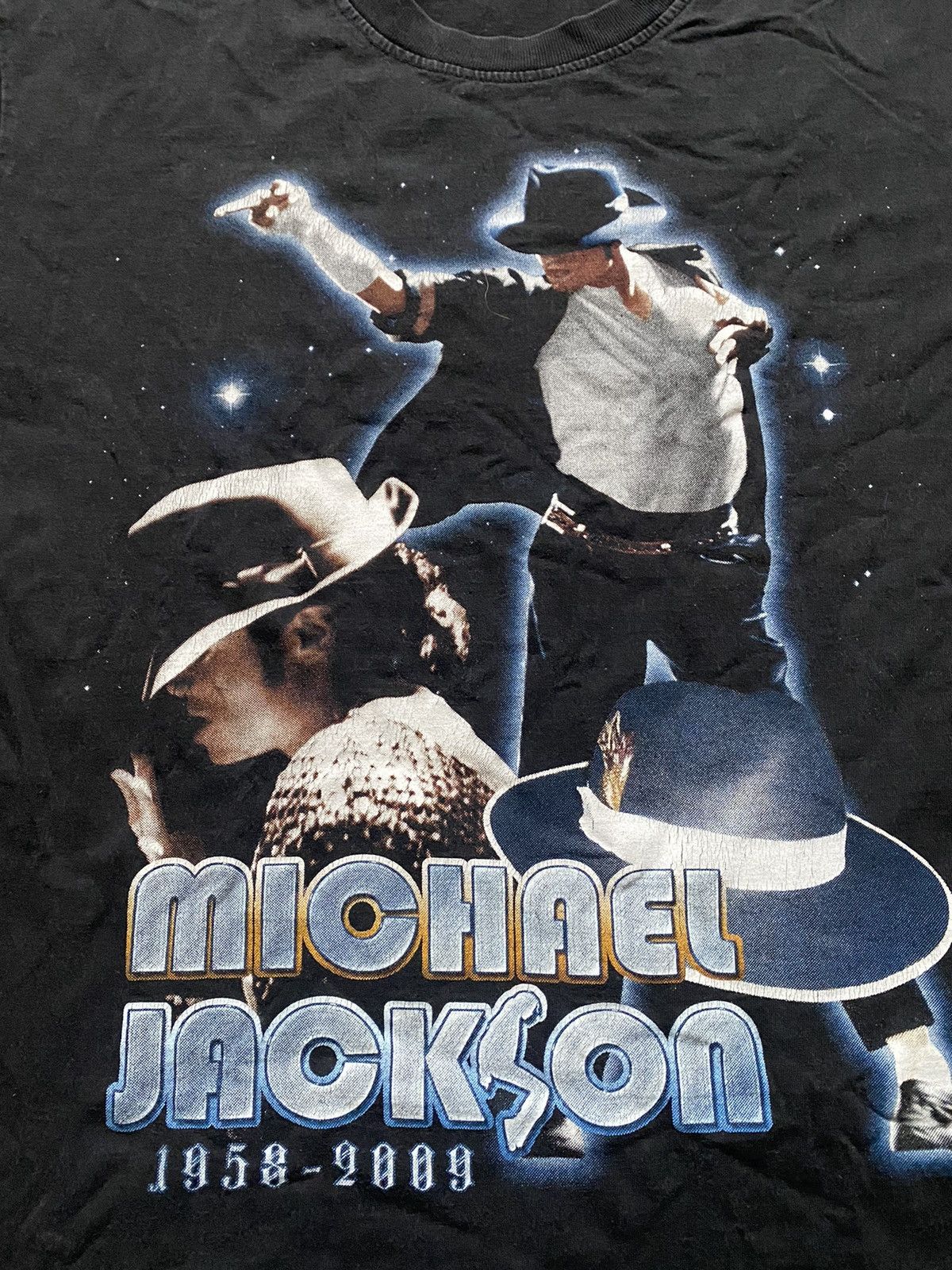 Band Tees 🇺🇸VINTAGE Michael Jackson 1958-2009 t-shirt,made in usa,retro Size US L / EU 52-54 / 3 - 3 Thumbnail