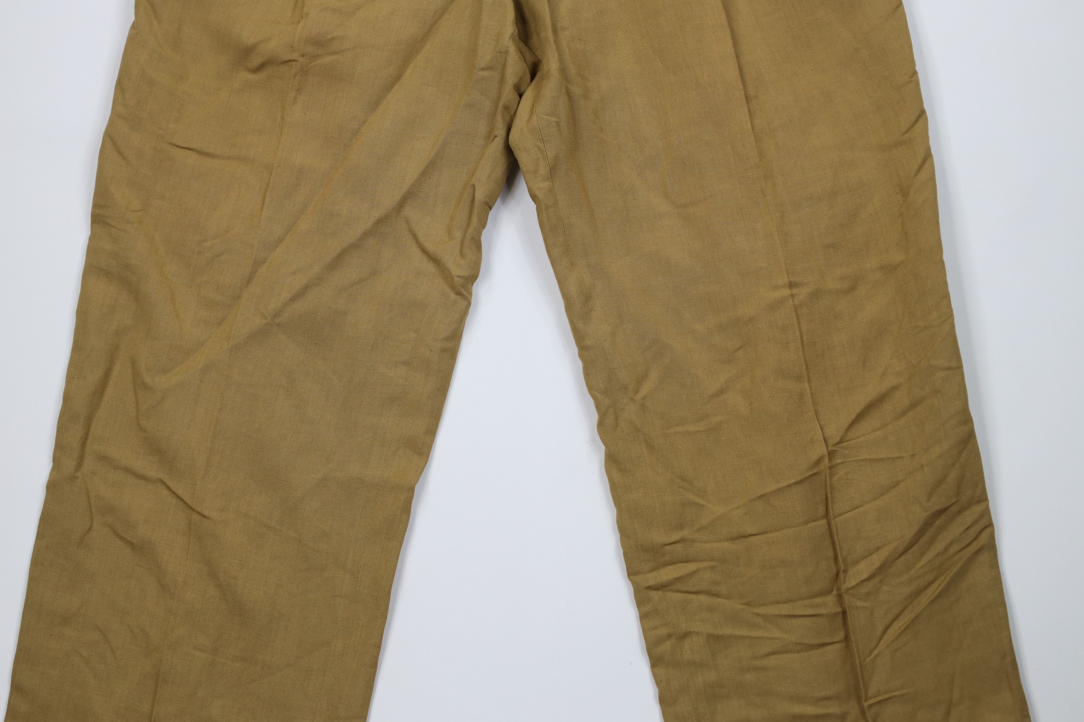 Vintage Vintage 90s Streetwear Cuffed Wide Leg Chino Pants Brown Size US 34 / EU 50 - 3 Thumbnail