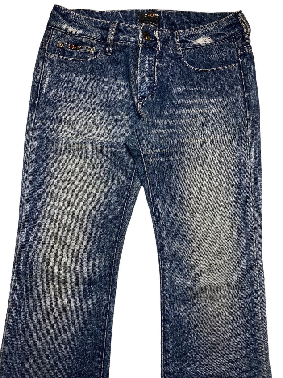 Energie 2000s Energie Italy - Mud Wash Lowrise Flared Denim Size US 28 / EU 44 - 3 Thumbnail