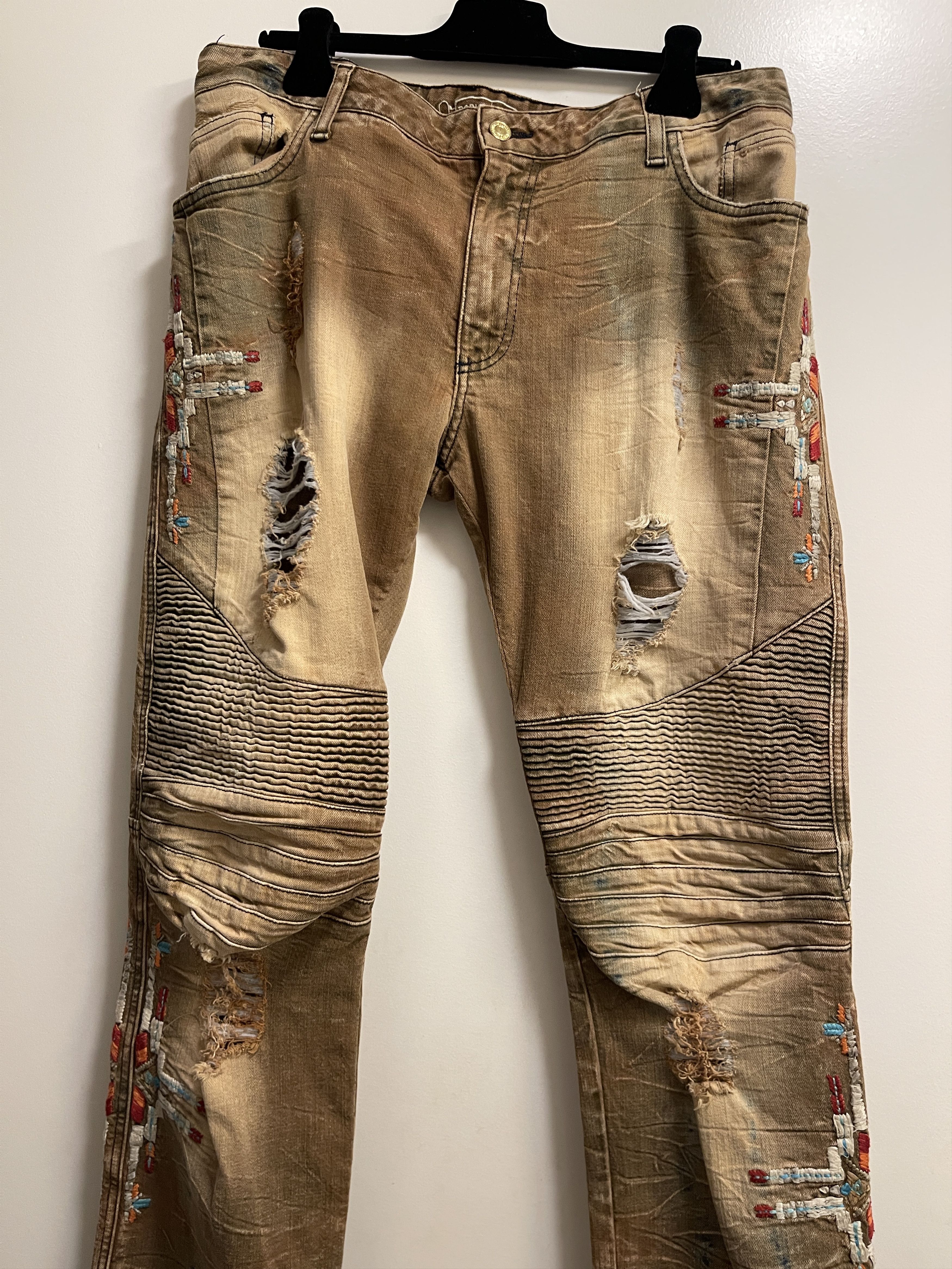 Robins Jeans Robins Jeans Embellished Denim Pants Size US 38 / EU 54 - 4 Thumbnail