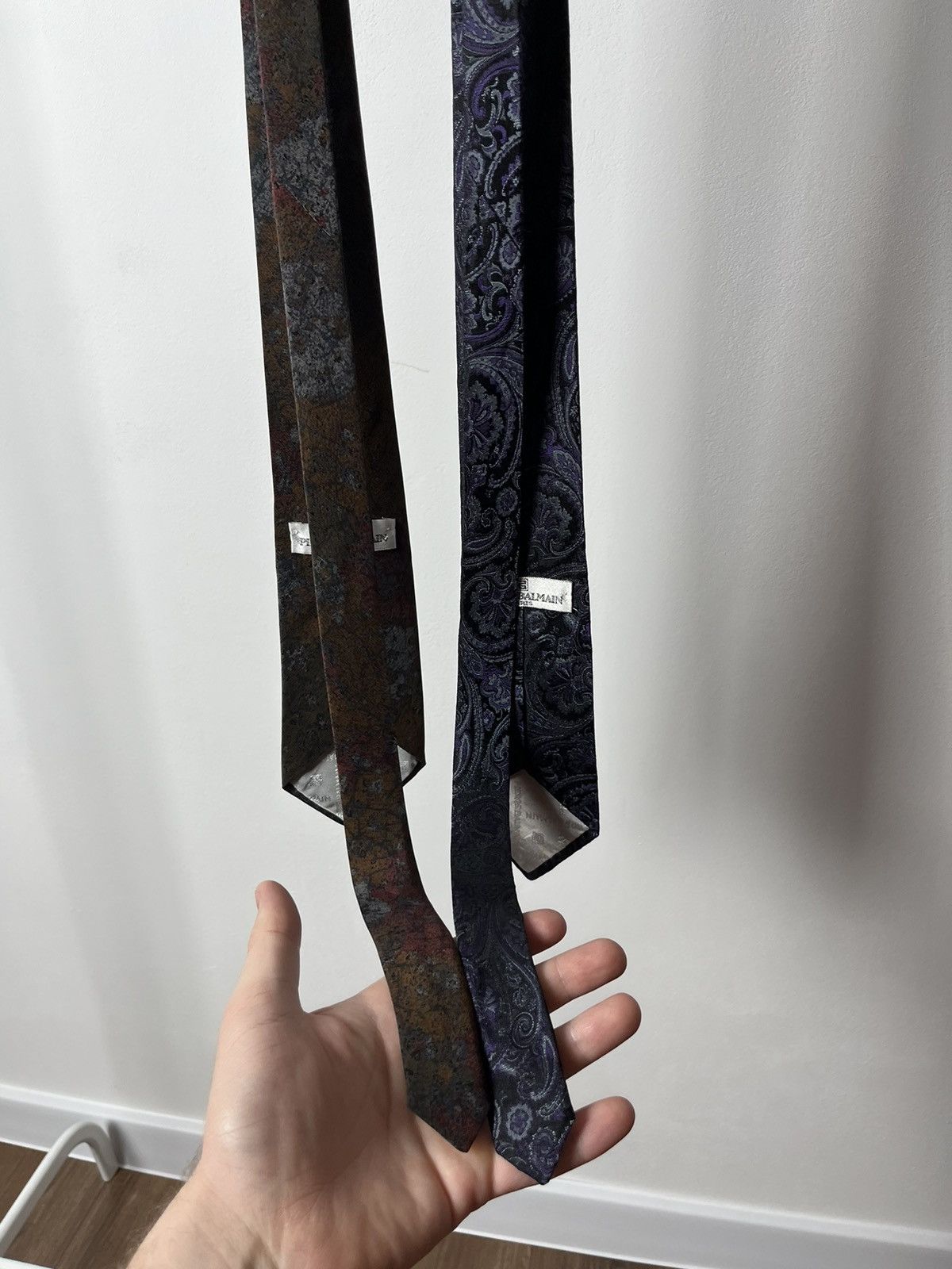 Pierre Balmain x2 Pierre Balmain Paris Silk Tie Size ONE SIZE - 8 Thumbnail