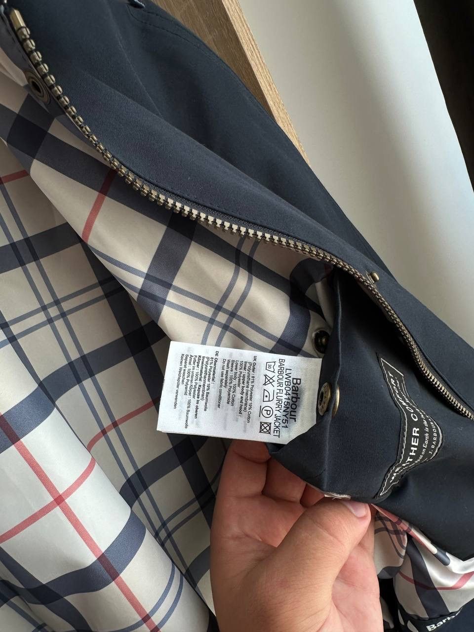 Barbour × Vintage Vintage Barbour Flurry Blue Weather Comfort Jacket Size US M / EU 48-50 / 2 - 19 Thumbnail