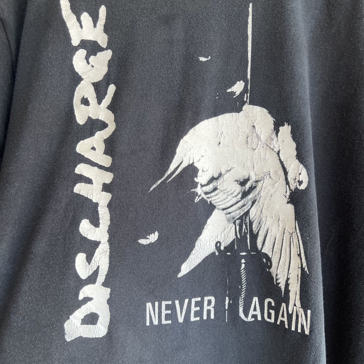 Band Tees VTG 2003 Discharge Fight Back USA Tour Tee Shirt Punk Size US L / EU 52-54 / 3 - 4 Thumbnail