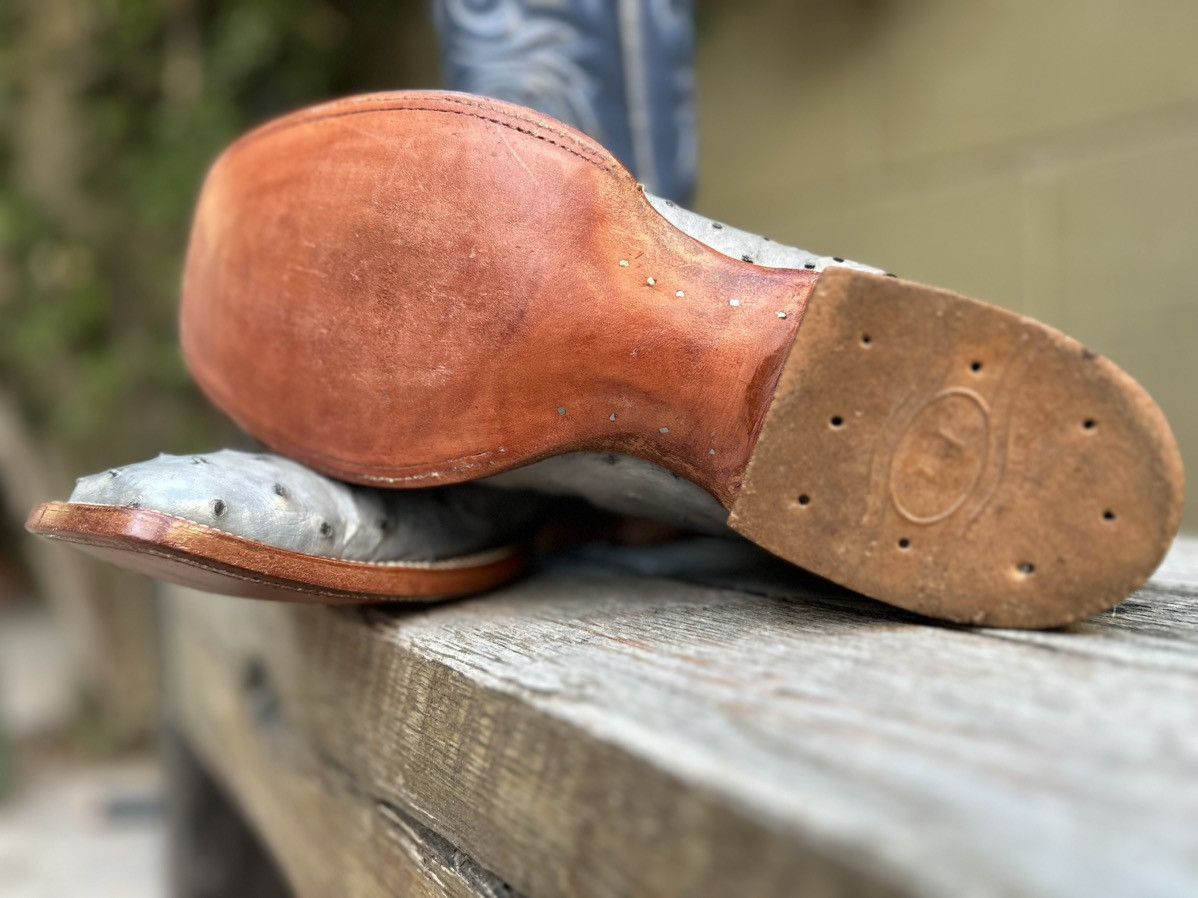 Other Custom Handmade Genuine Full Quill Ostrich Cowboy Boots 10D Size US 10 / EU 43 - 5 Thumbnail