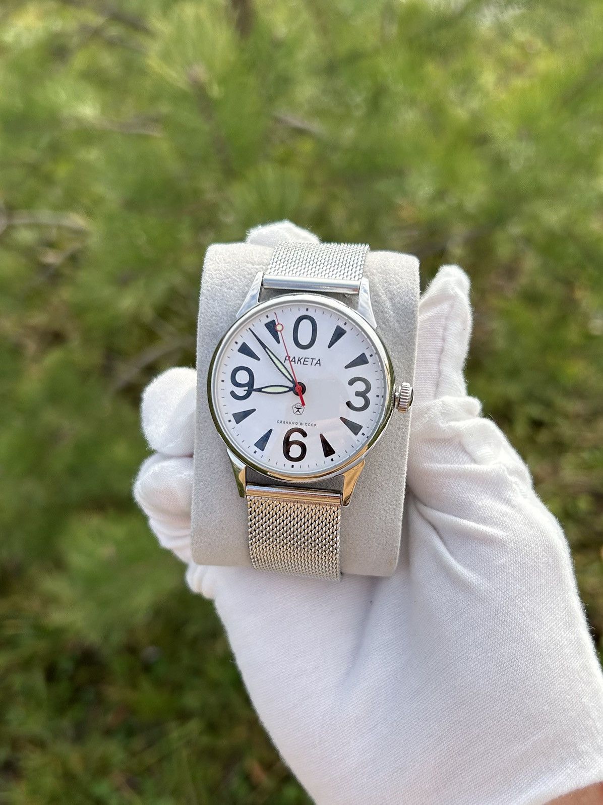 Vintage Vintage Watch Raketa Zero USSR Soviet Mechanical 1980s Size ONE SIZE - 11 Thumbnail