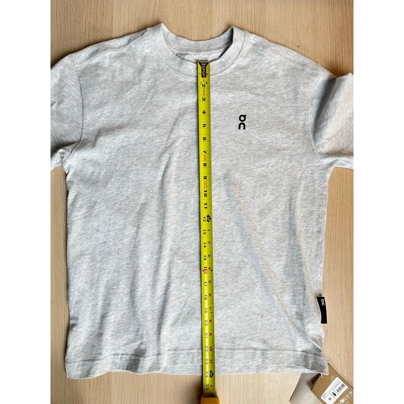 On On Club-T Cotton T-Shirt in Grey/Crater Size S - New Size S / US 4 / IT 40 - 5 Thumbnail