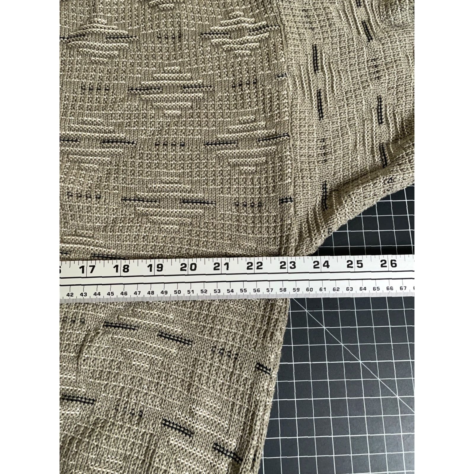 Vintage VINTAGE Expressions Geometric Pattern Sweater Adult Large Brown Chunky-Knit 90s Mens Size US L / EU 52-54 / 3 - 5 Thumbnail