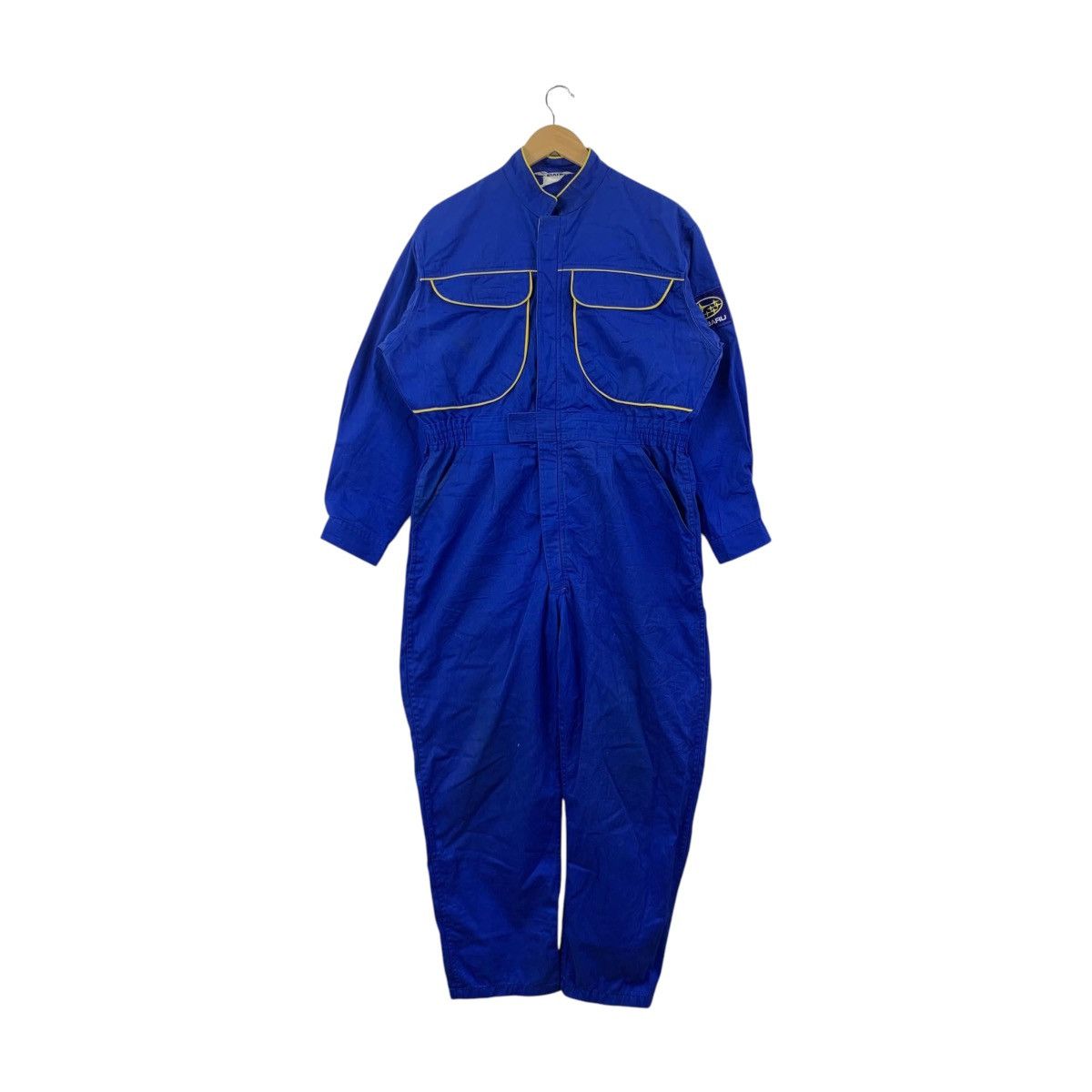 Vintage Vintage SUBARU Racing Blue Overall Coverall Worker Mechanic Size US 26 / EU 42 - 1 Thumbnail