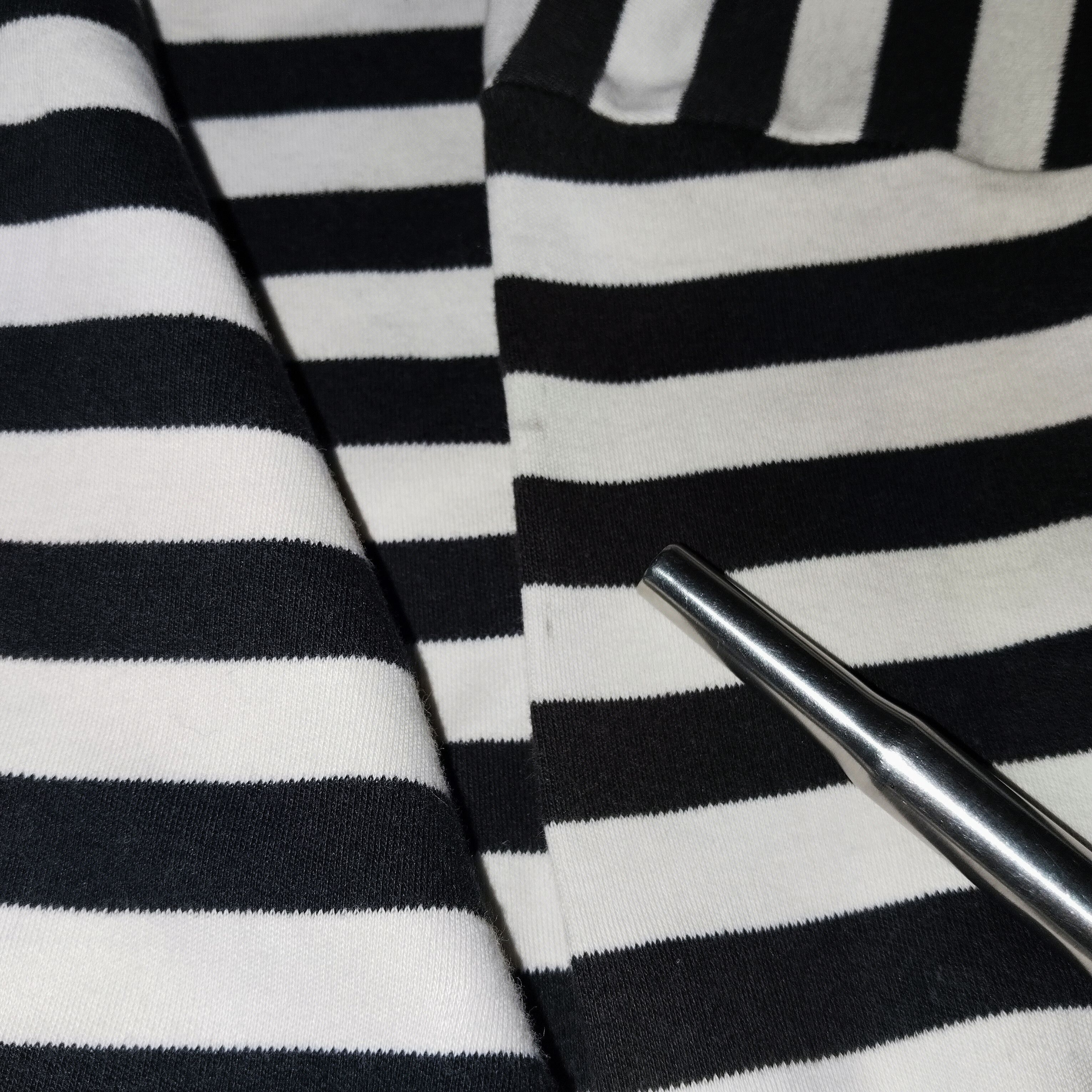Bape 2008 Bape Stripe Long Sleeve Distressed Tee Size US M / EU 48-50 / 2 - 9 Thumbnail