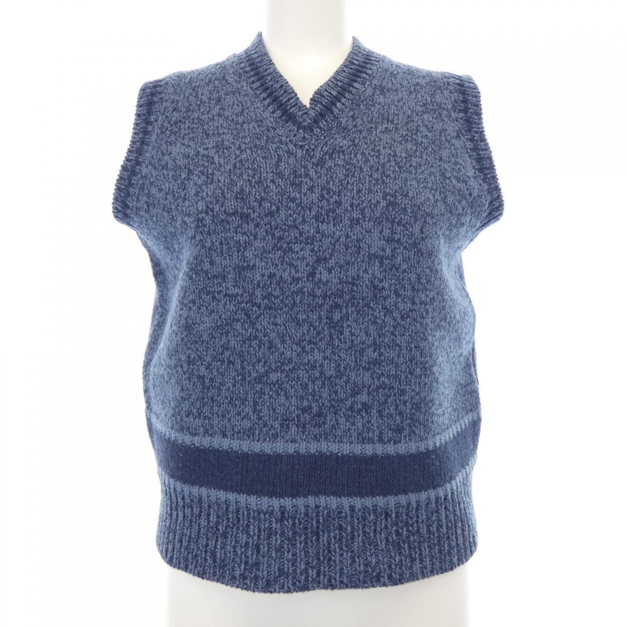 Dior Dior Christian Dior Cashmere Blend Vest Textile Tops 054T01AM303 DUTY FREE for USA Size ONE SIZE - 1 Thumbnail