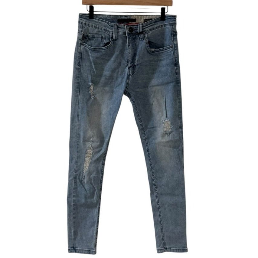 Other Interview Jeans Chicago Distressed Super Skinny 32" Jeans Size US 32 / EU 48 - 1 Thumbnail