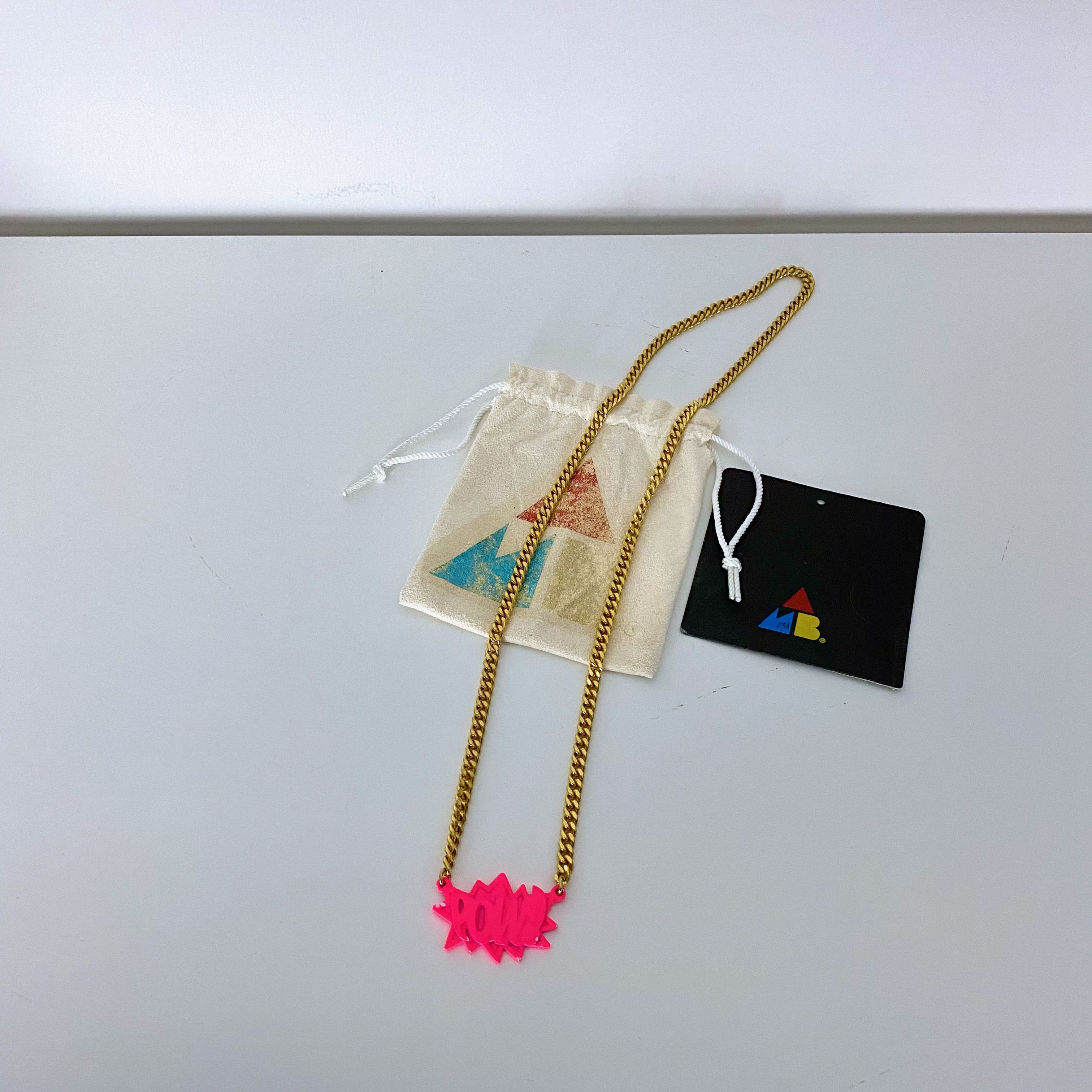 AMBUSH 2008SS SEASON 1 POW! CHAIN NEON PINK