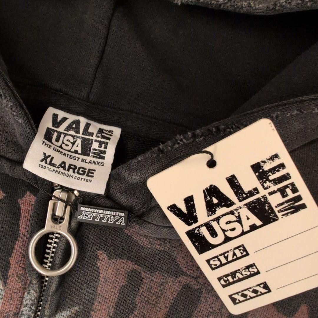 Vale VALE FOREVER “VENDETTA” Zip Hoodie [EVO] – Washed Black, XL Size US XL / EU 56 / 4 - 2 Thumbnail