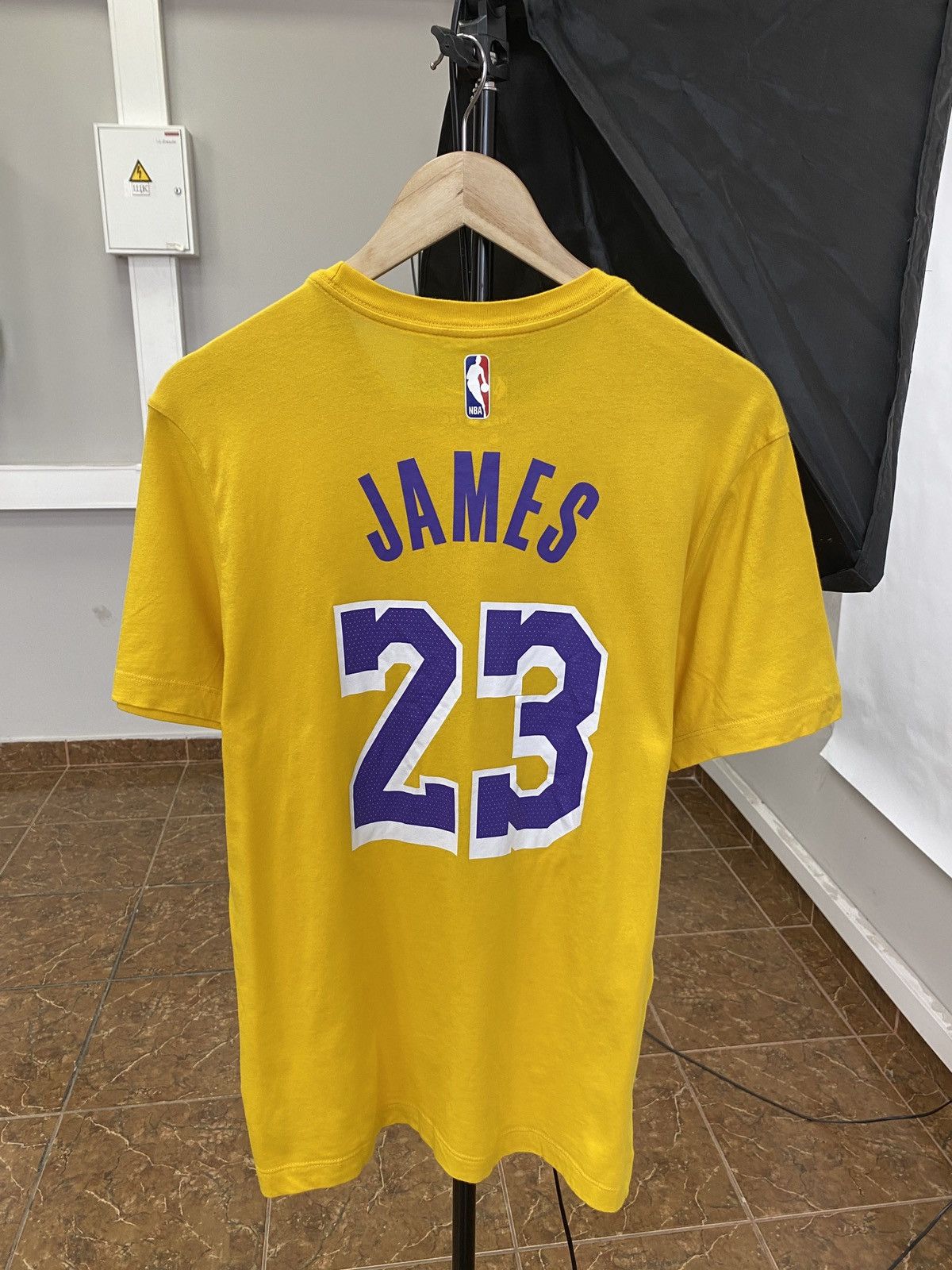 NBA 🇺🇸 Y2K Nike Lebron James 23 L. A. Lakers T-Shirt Y2K Just Don Size US M / EU 48-50 / 2 - 1 Thumbnail