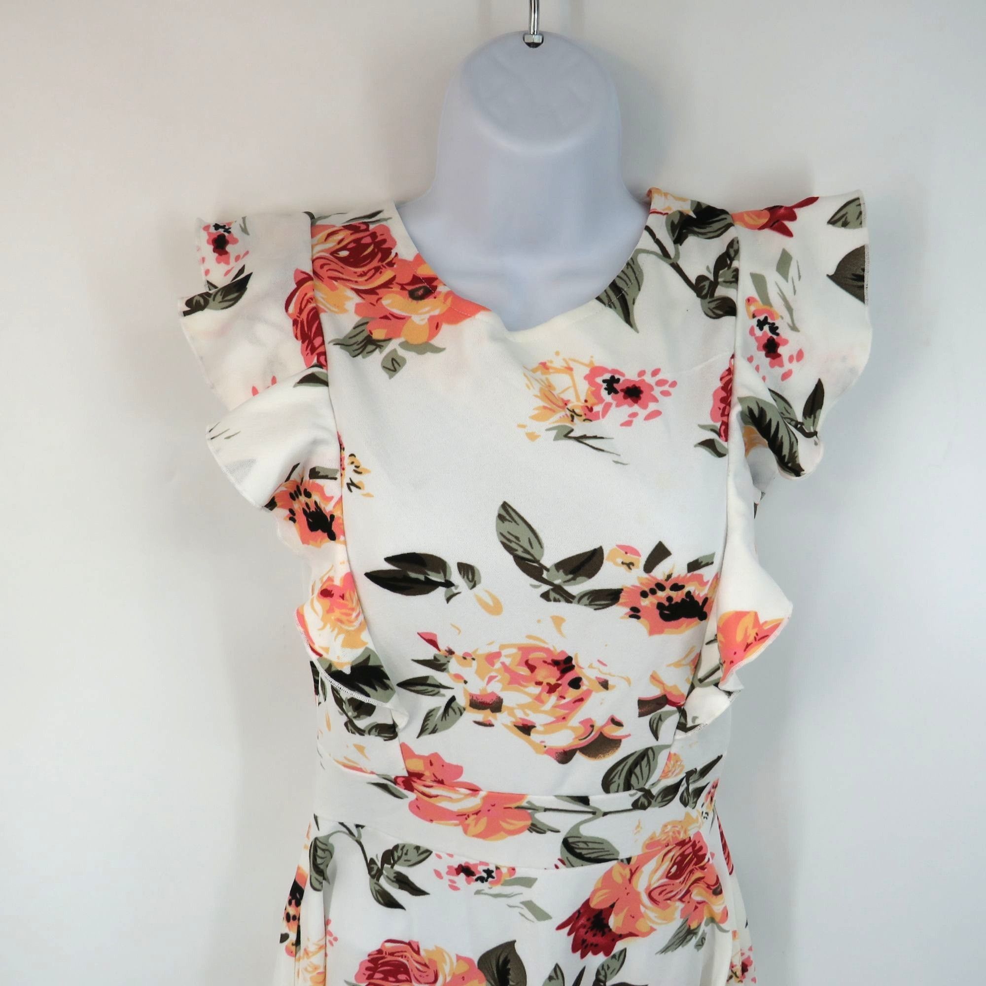 Other IHOT Small Floral Print Ruffle Sleeveless Dress Flare Style Size S / US 4 / IT 40 - 2 Thumbnail