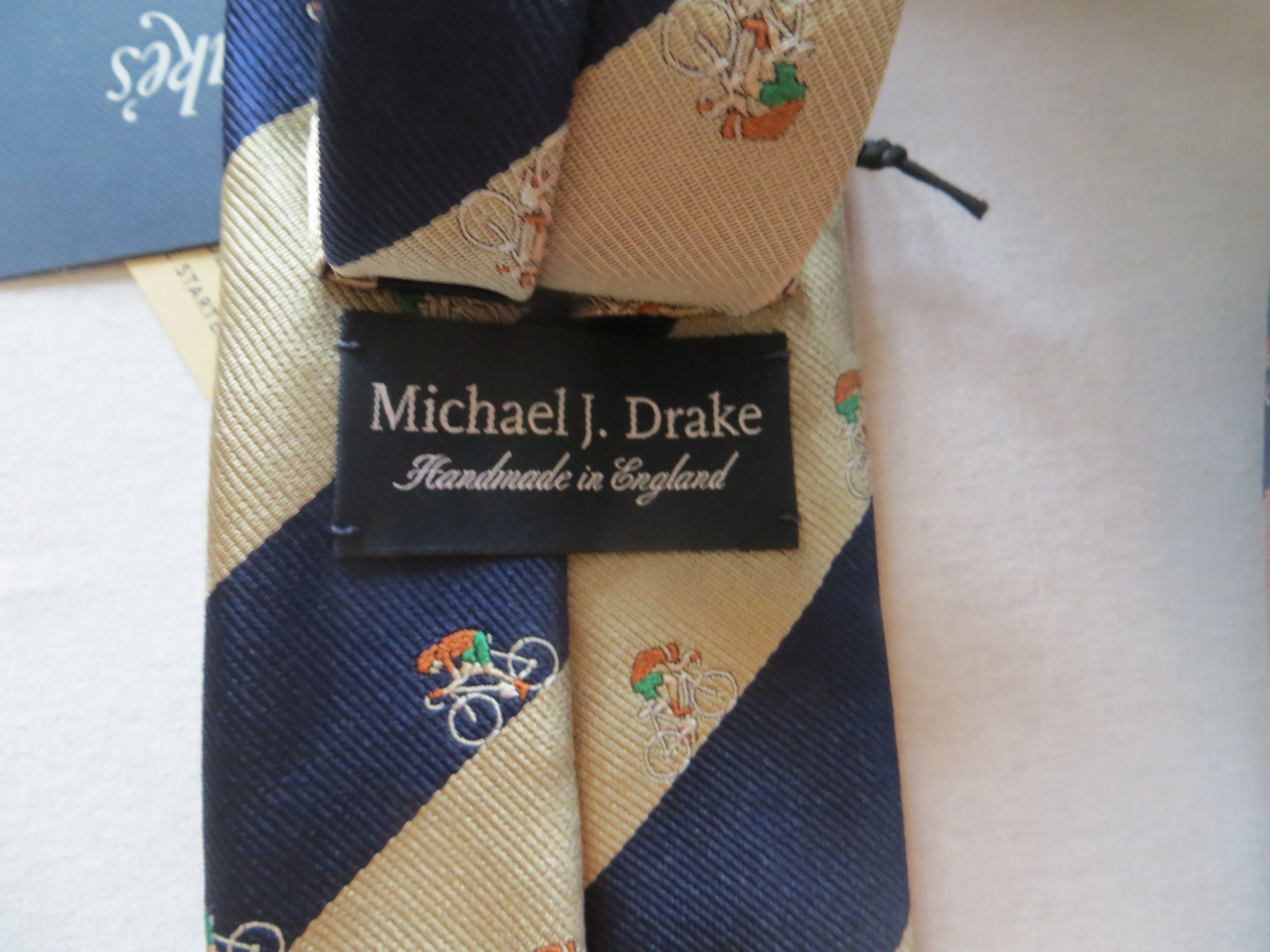 Drake's CYCLE BIKE SILK TIE Size ONE SIZE - 3 Thumbnail