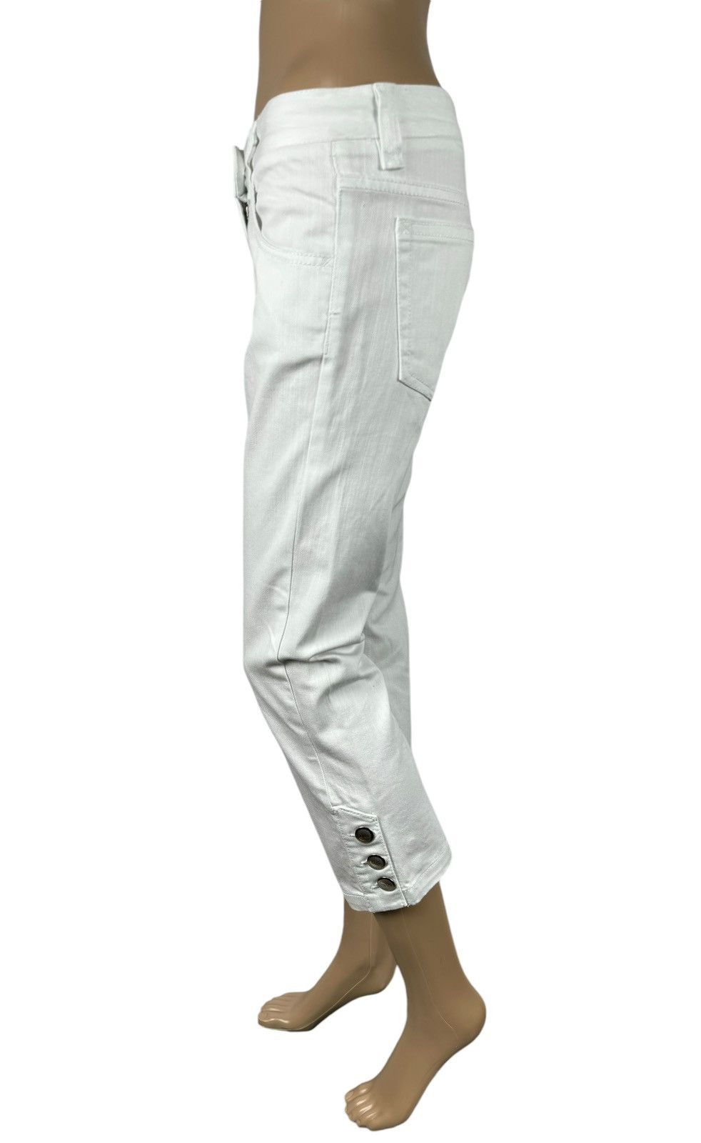 Dolce & Gabbana Dolce & Gabbana Jeans Crop Metal Logo Button Accent size 40 Size 27" / US 4 / IT 40 - 9 Thumbnail