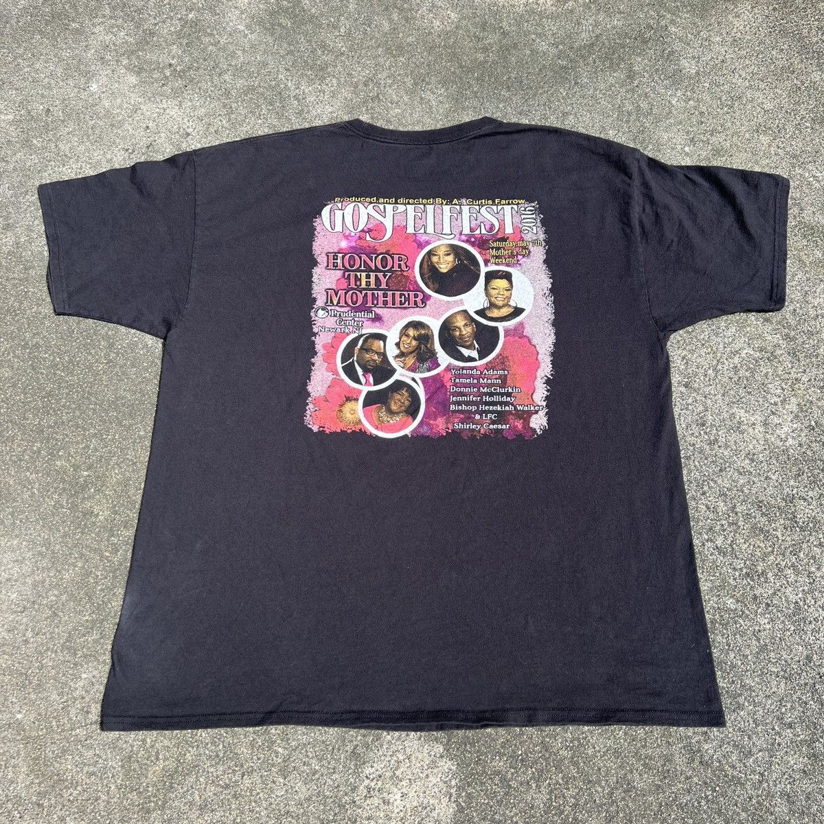 Rap Tees 2016 "Honor Thy Mother" Gospelfest Promo Tee 2XL Oversized Size US XXL / EU 58 / 5 - 4 Thumbnail