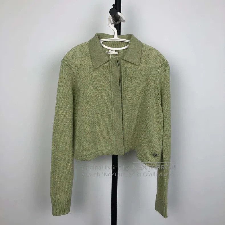 Hermes Knit Cardigan Mint Green
