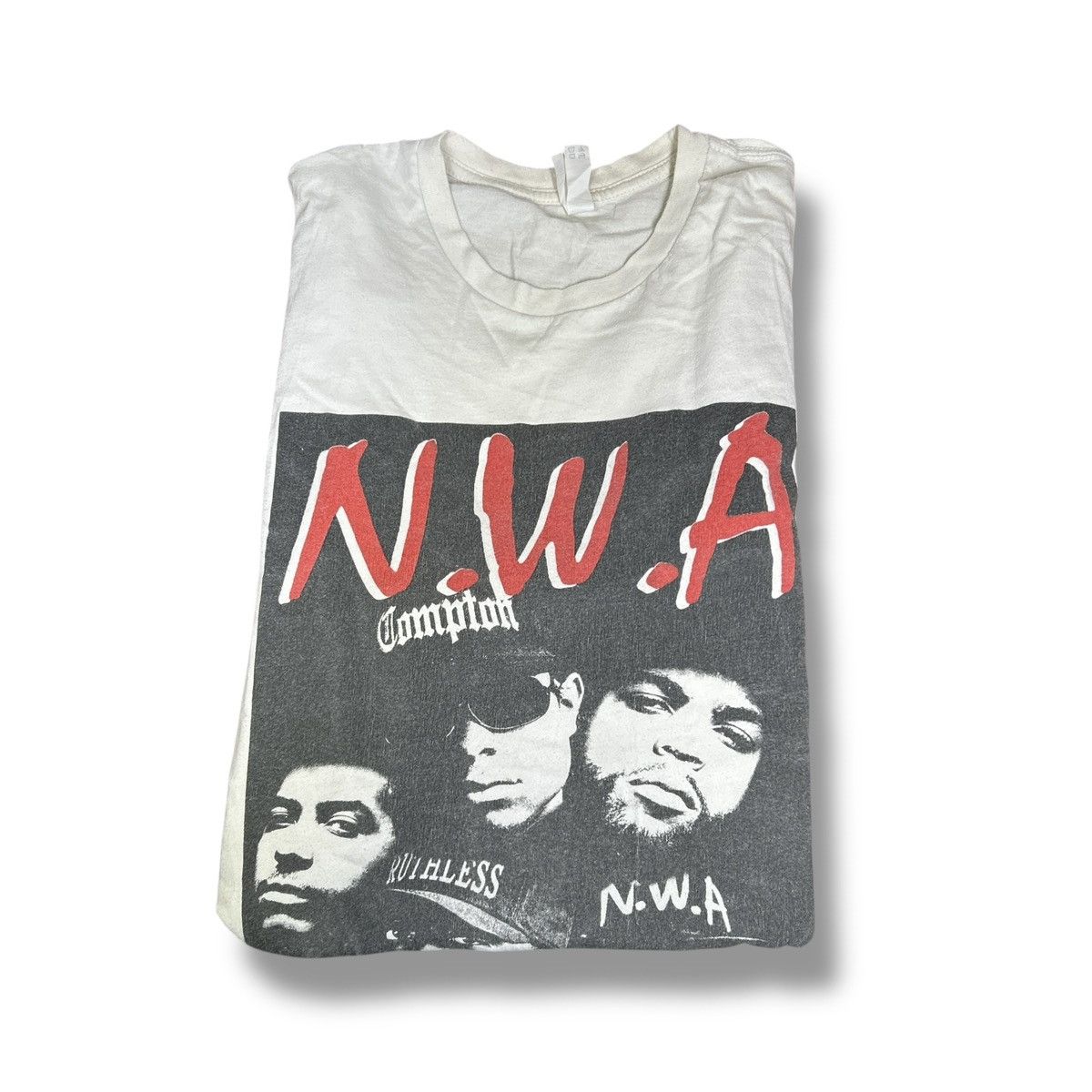 Next Level Apparel Next Level Apparel NWA White Graphic Tee Sz Medium - "Omar" Size US M / EU 48-50 / 2 - 1 Thumbnail