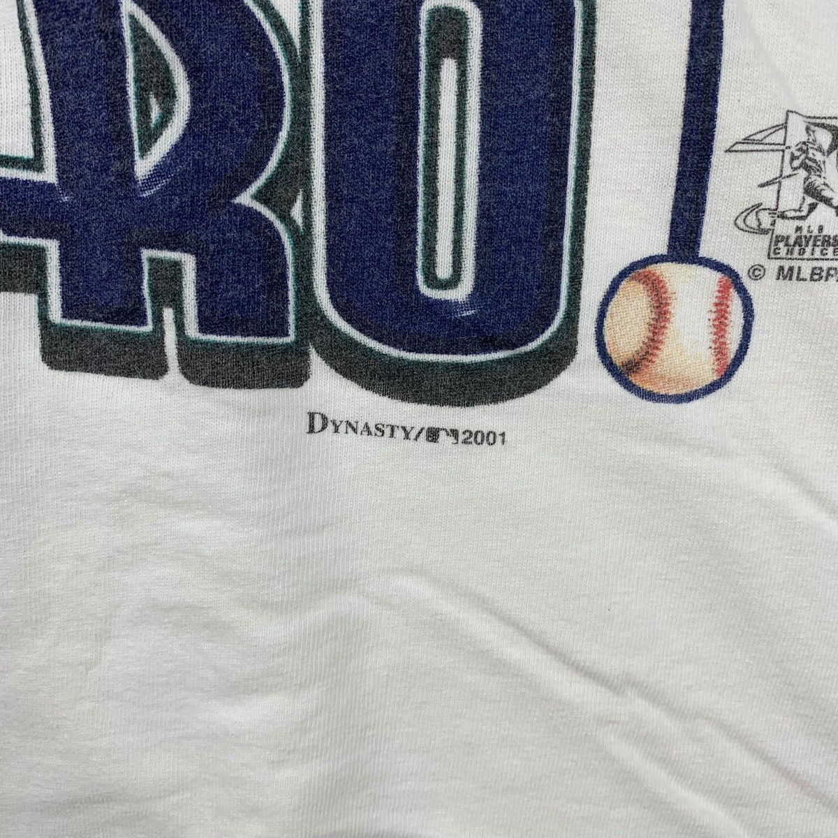 MLB Vintage 2001 MLB MARINERS SEATTLE Ichiro Suzuki Tee Shirt Size US L / EU 52-54 / 3 - 6 Thumbnail