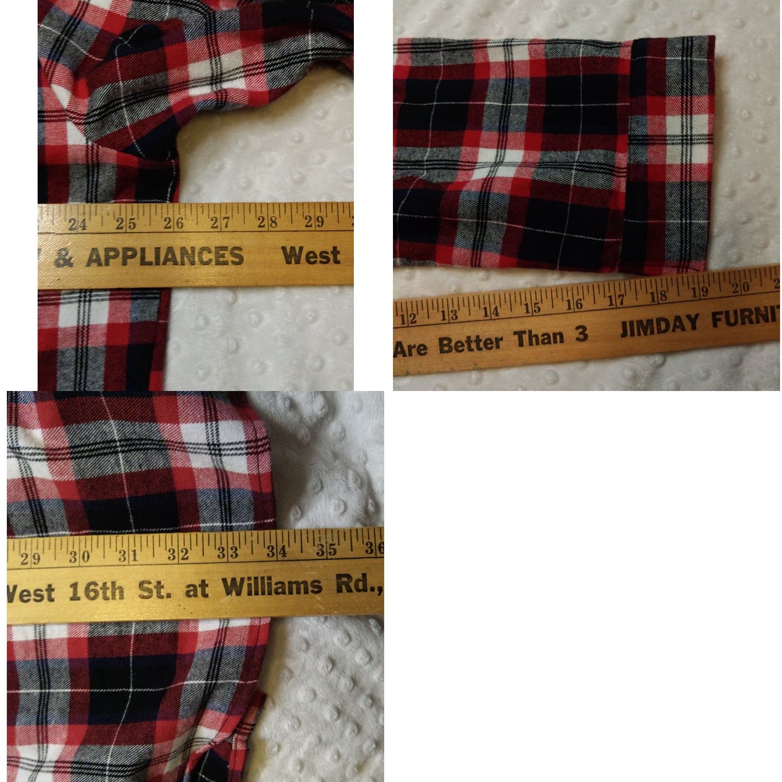 Vintage VINTAGE All Hours Shirt 2XL Red Black Plaid Flannel Womens 1980s USA Made Size XXL / US 16-18 / IT 52-54 - 8 Thumbnail