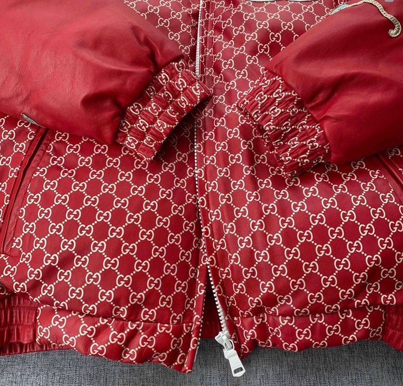 Gucci GucciCooperative limited down embroidered full Logo leather Size US S / EU 44-46 / 1 - 5 Thumbnail