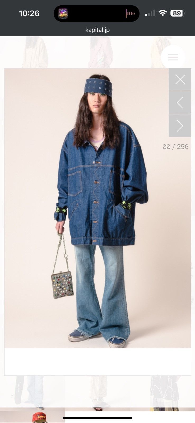 Kapital’s Katsuragi Big G Jean Jacket OS