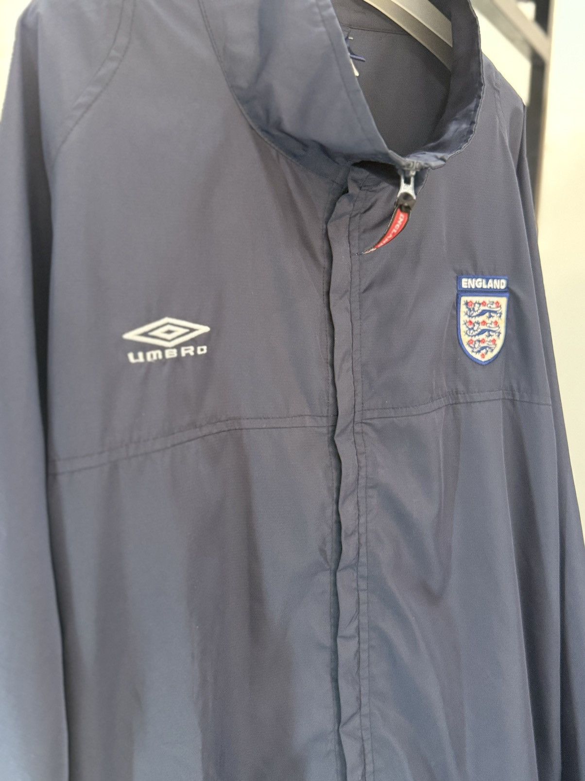 Umbro 🔥 Y2K Umbro England Trainer Windbreaker Jacket - L Size US L / EU 52-54 / 3 - 4 Thumbnail