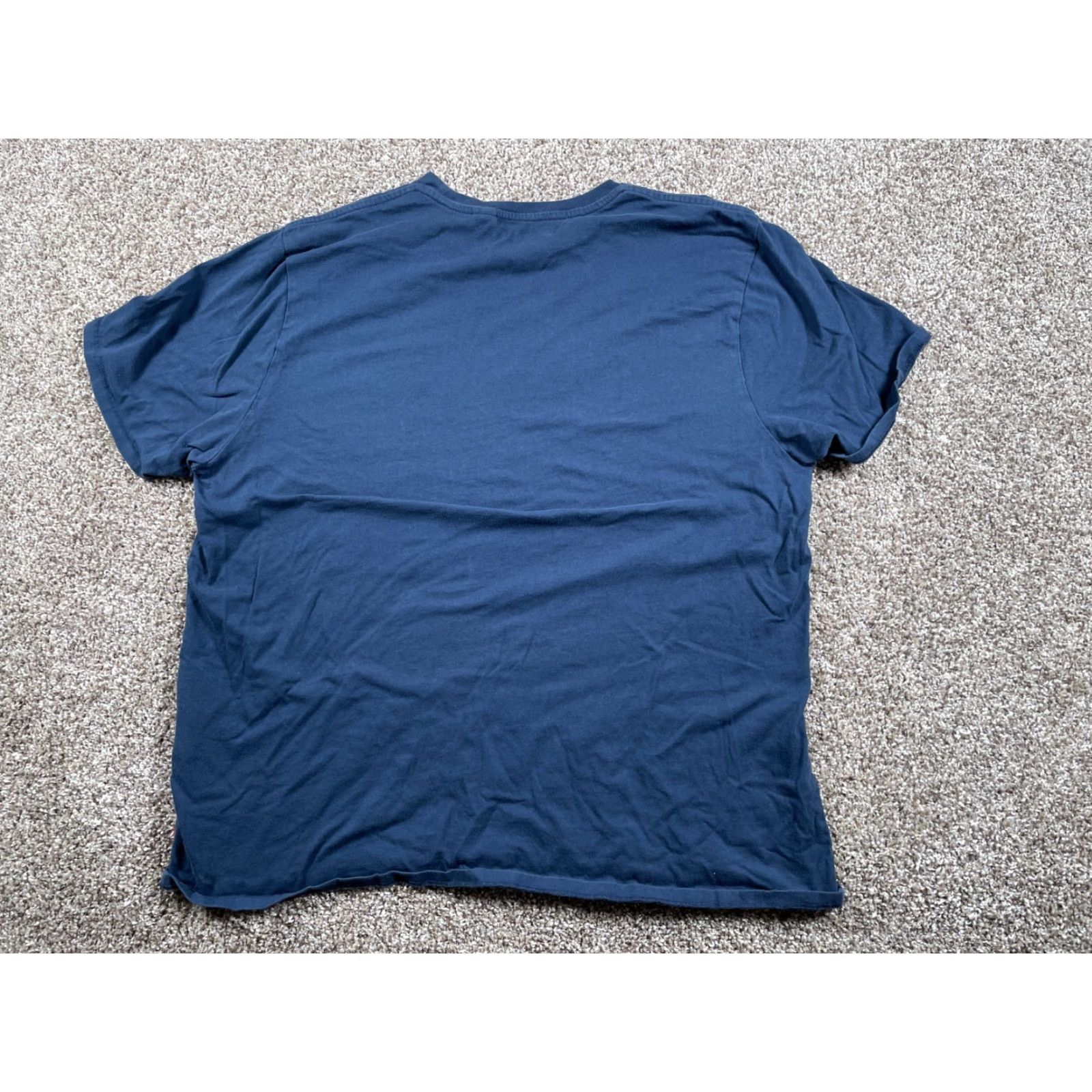 Levi's VINTAGE Levi's 501 T-Shirt Shirt Men 3XL Dark Blue Graphic Print Retro Cotton Size US XXL / EU 58 / 5 - 3 Thumbnail
