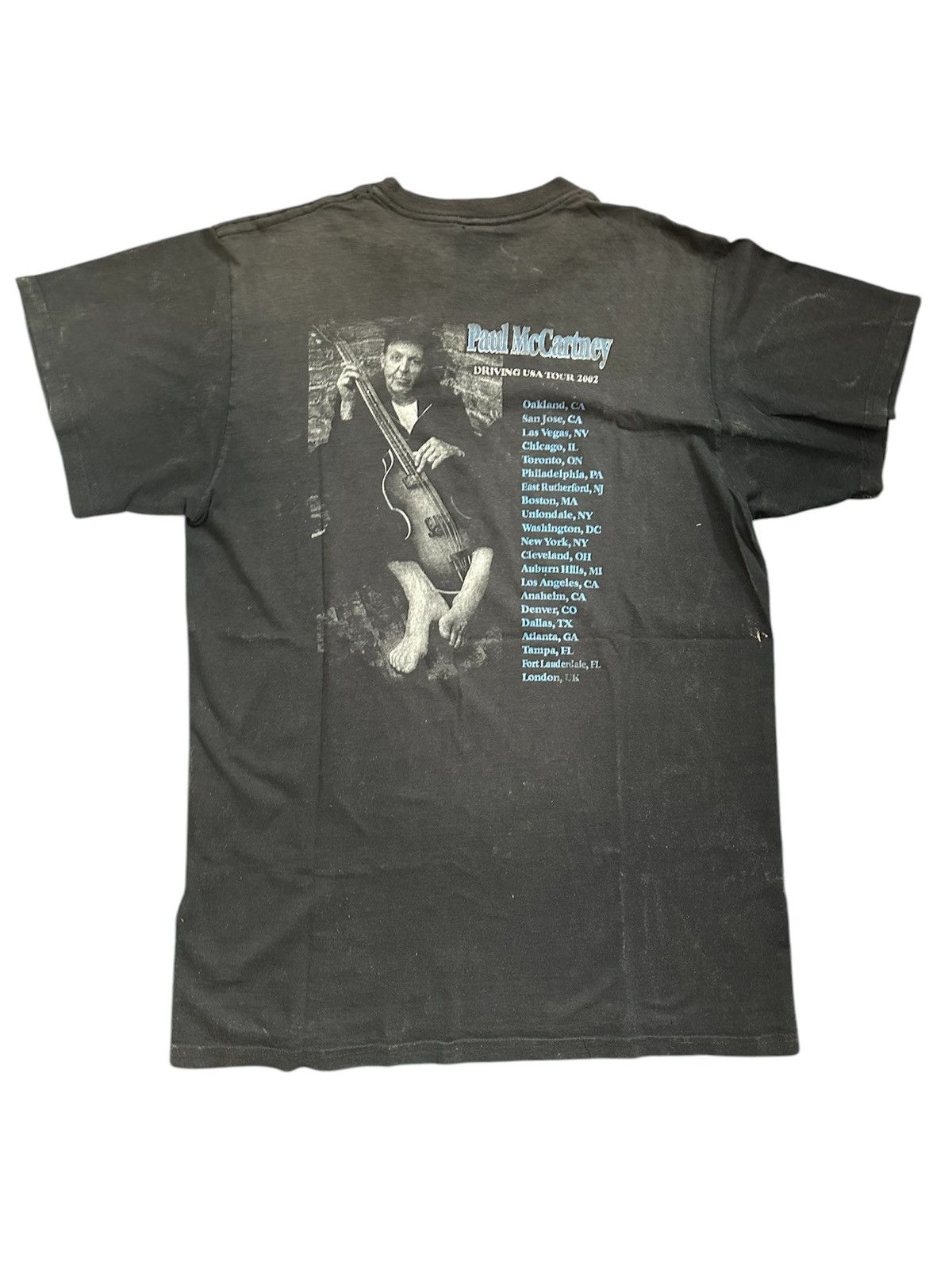Band Tees × Vintage 2002 Paul Mccartney Tour Tee Size US L / EU 52-54 / 3 - 2 Thumbnail