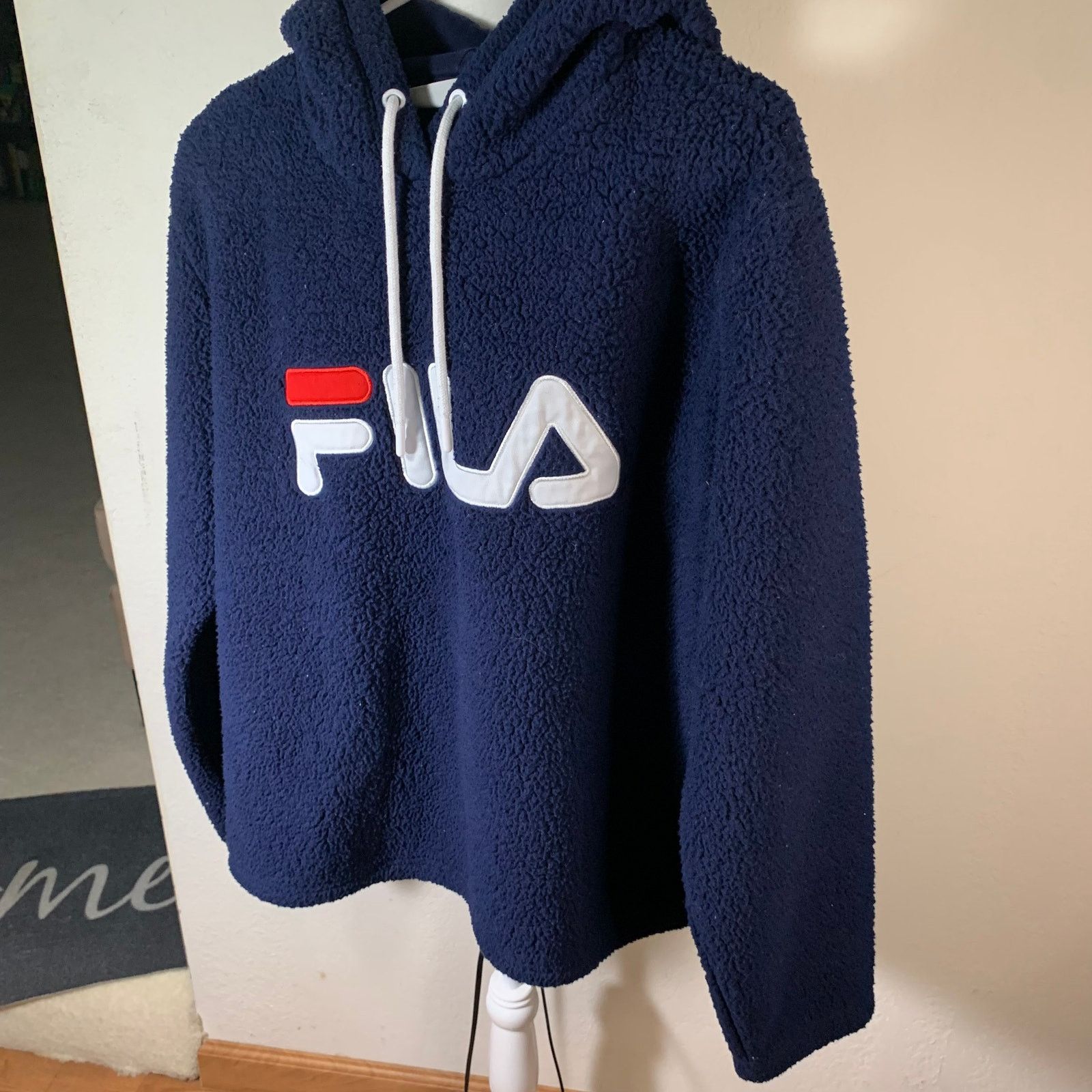 Fila FILA Blue Sherpa Pullover Women’s Hoodie Size XL Size XL / US 12-14 / IT 48-50 - 3 Thumbnail