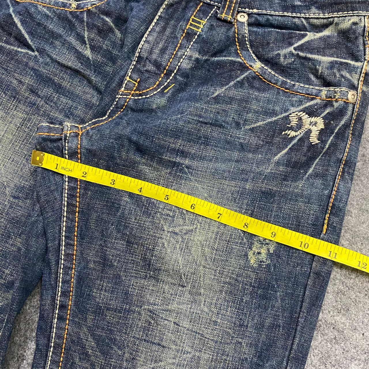 If Six Was Nine 💥Best Offer💥Vintage Riobera Jeans Distressed Denim Size US 30 / EU 46 - 7 Thumbnail