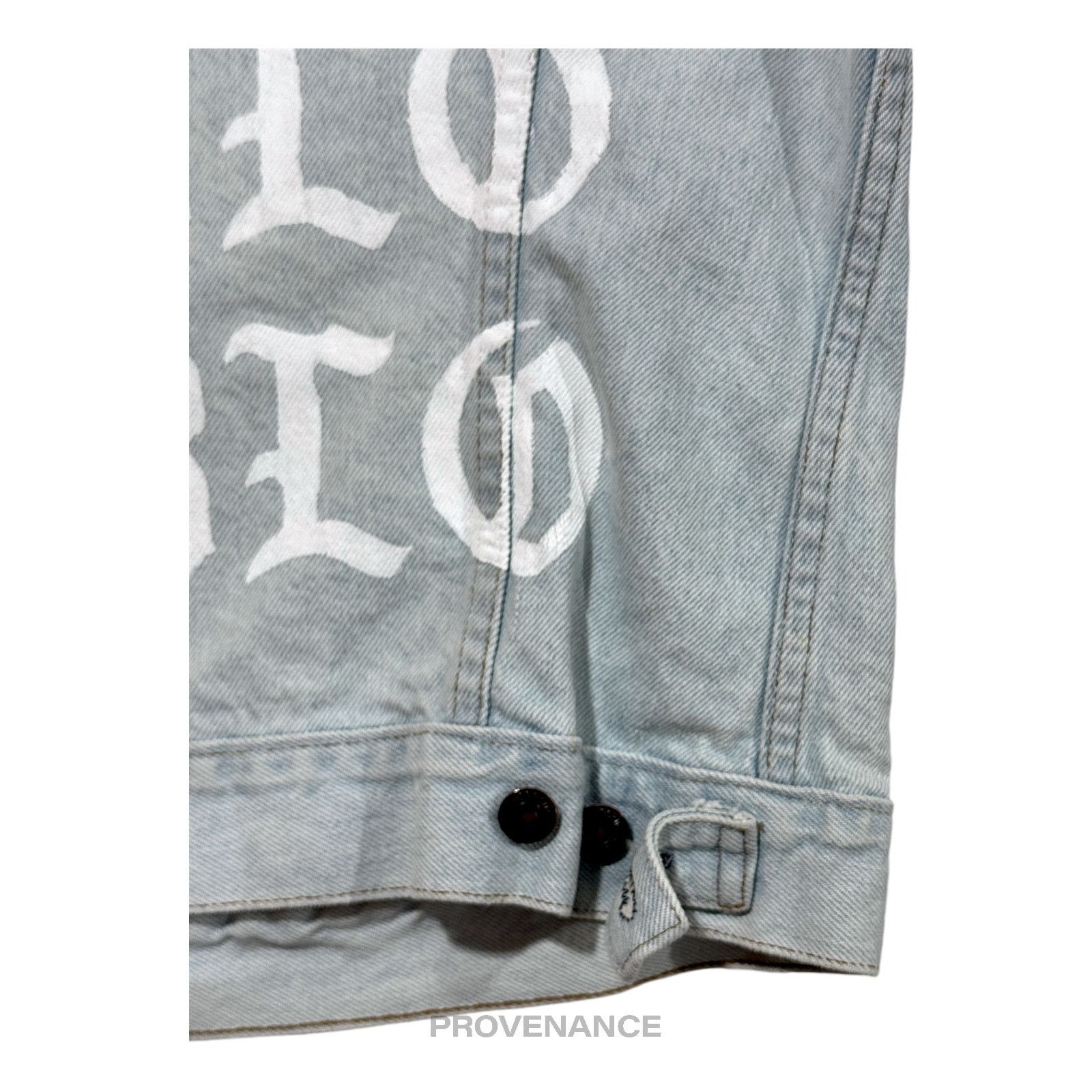 Levi's 🔴 LEVIS x Kanye Ye PABLO TLOP Denim Jacket - Light Blue M Size US M / EU 48-50 / 2 - 6 Thumbnail