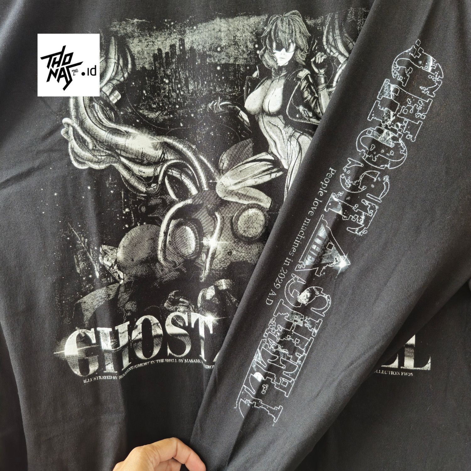 Anime GHOST IN THE SHELL "SPACE" Fans Made Size US XL / EU 56 / 4 - 5 Thumbnail