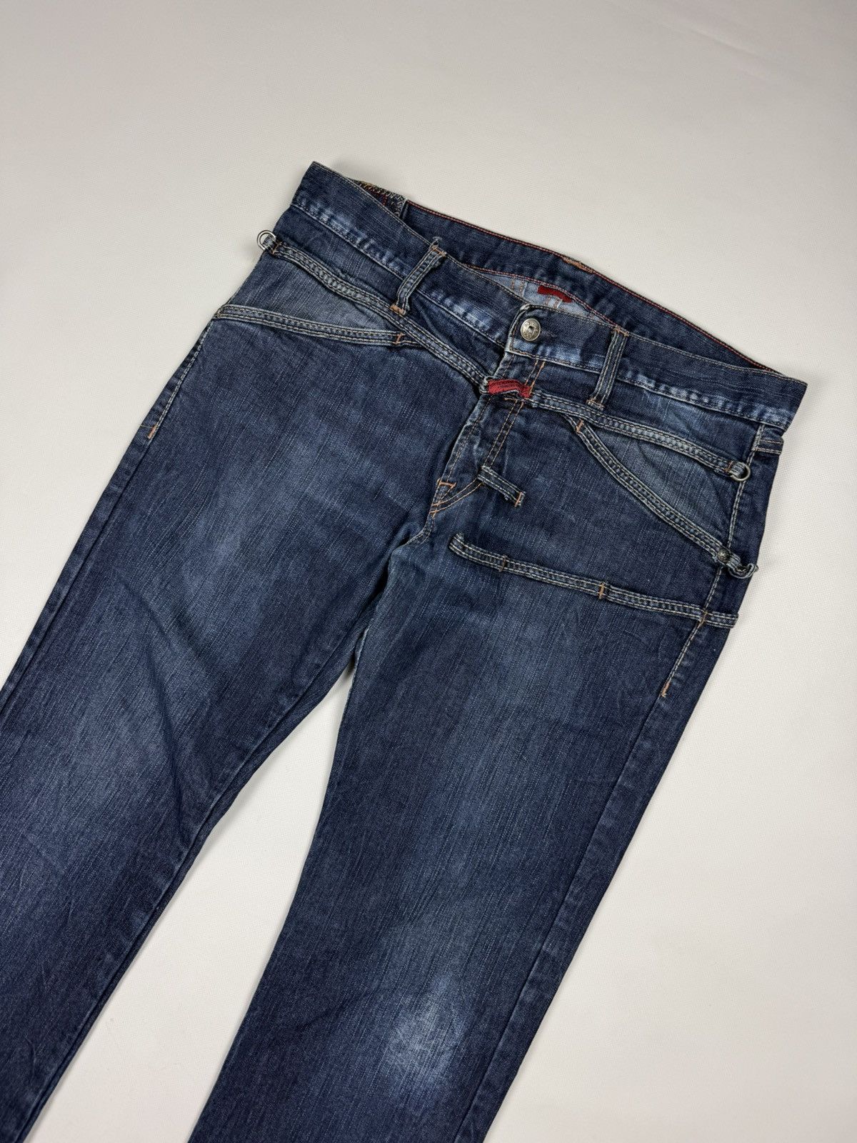 Marithe + Francois Girbaud Marithe Francois Girbaud Vintage Avant-Garde Denim Jeans Size US 32 / EU 48 - 2 Thumbnail