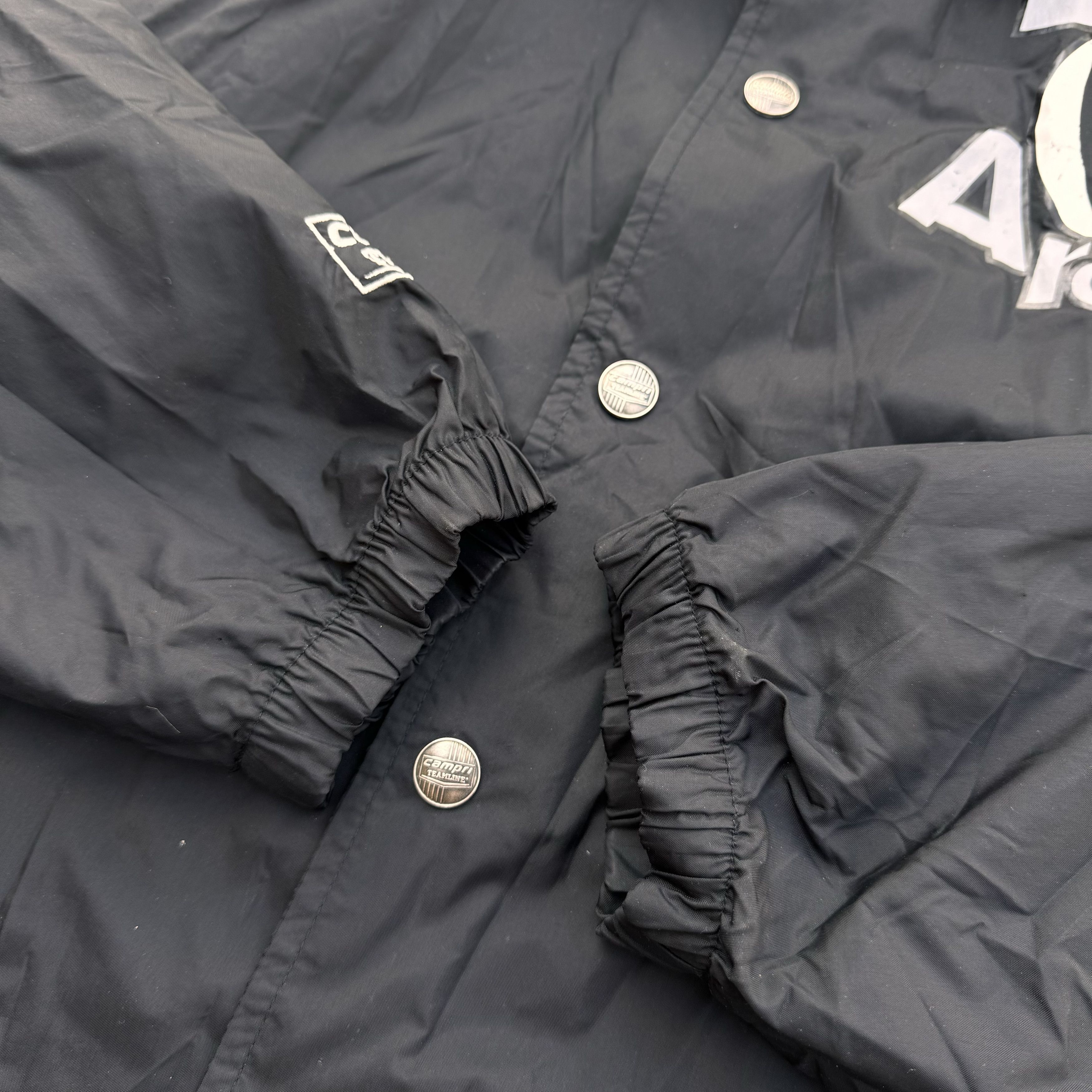 NFL × Vintage RARE RAIDERS NFL NYLON JUMP AROUND JACKET CAMPRI Size US M / EU 48-50 / 2 - 3 Thumbnail