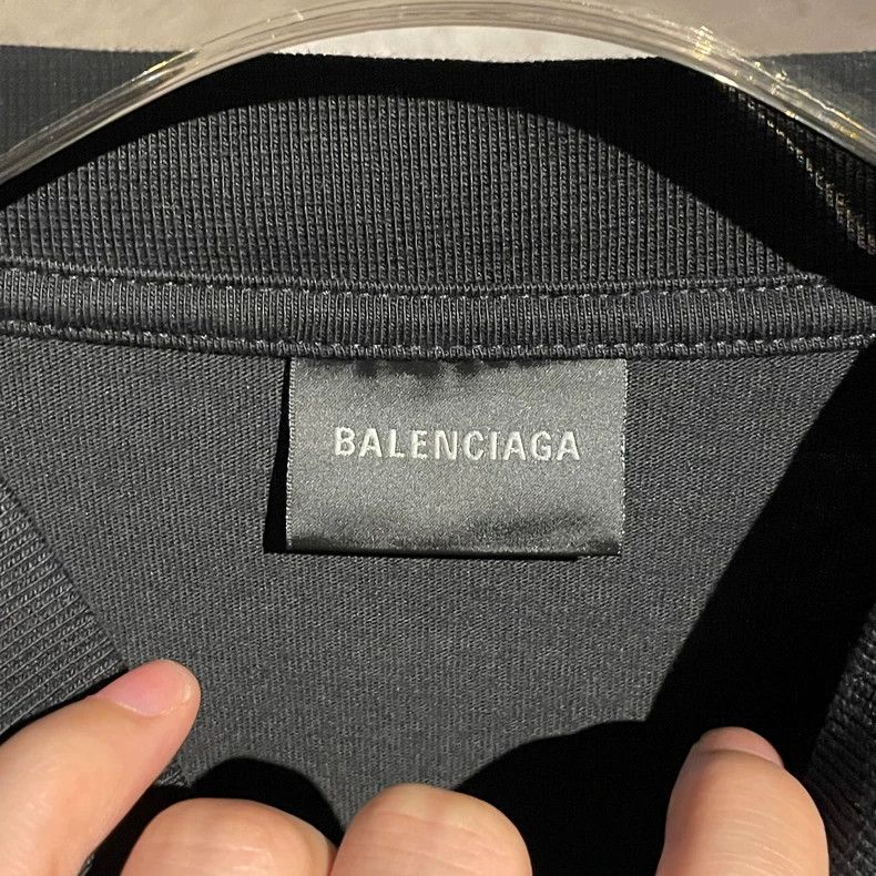 Balenciaga Balenciaga Mirror embroidered logo short sleeve Size US M / EU 48-50 / 2 - 3 Thumbnail