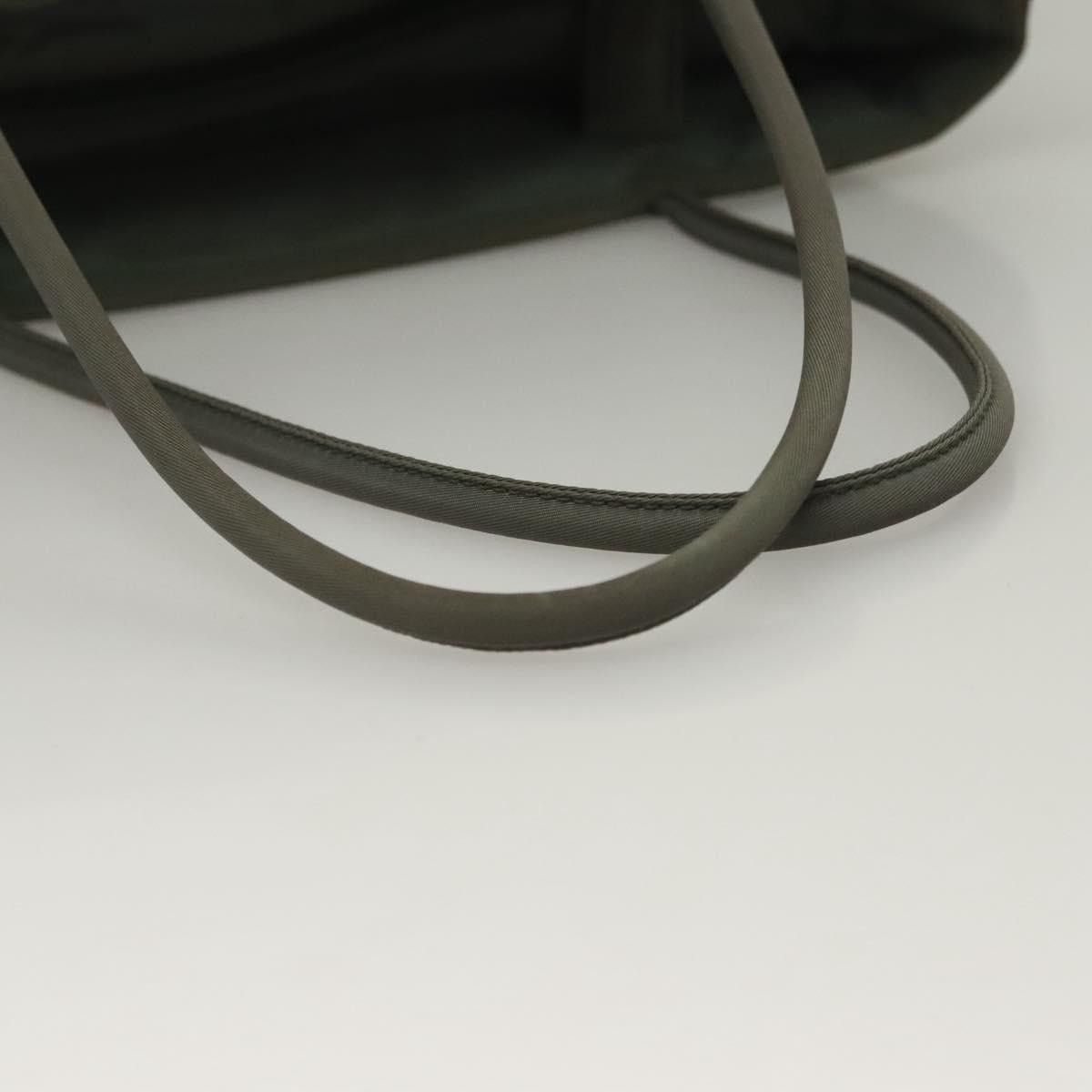 Prada PRADA Hand Bag Nylon Khaki Silver Size ONE SIZE - 7 Thumbnail