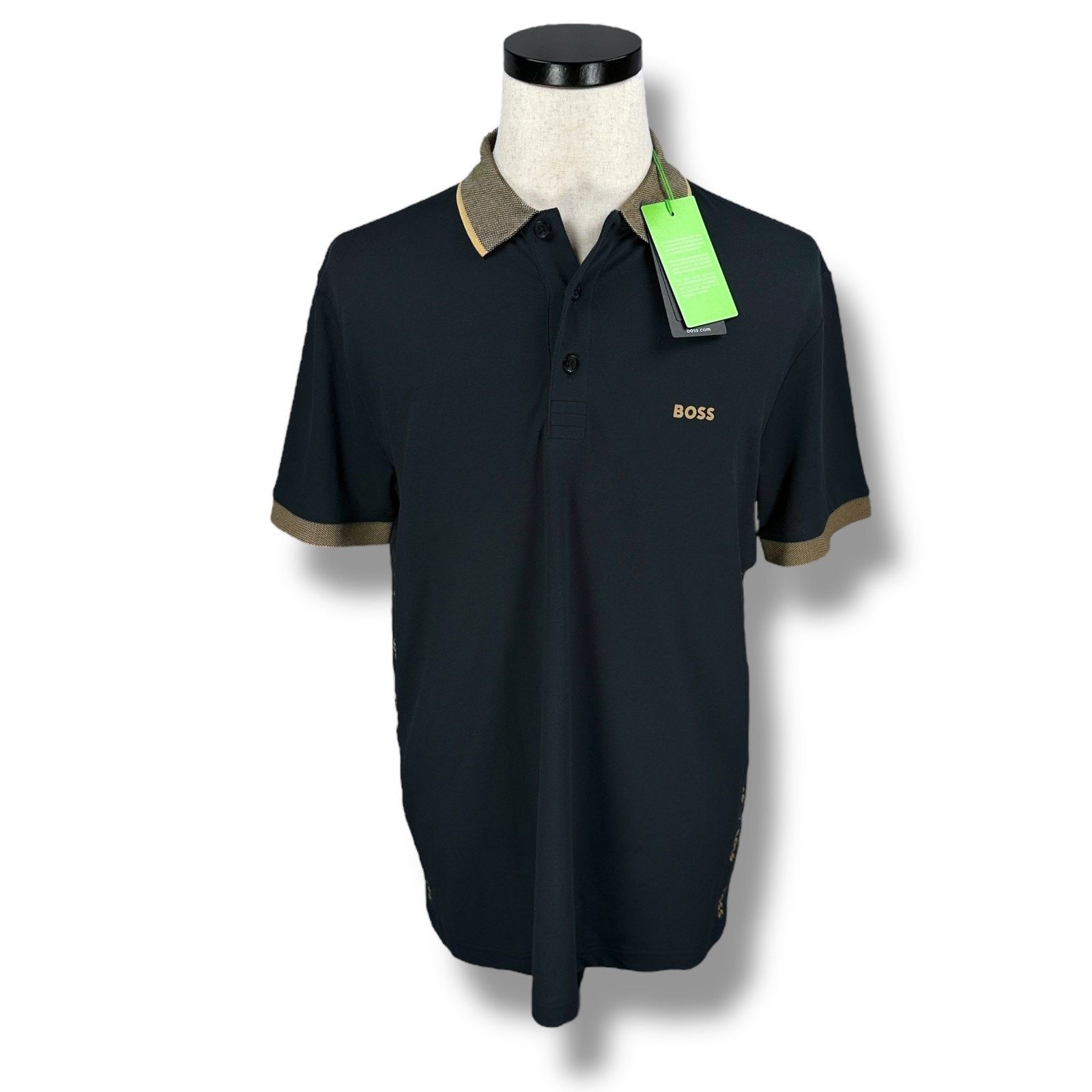 Hugo Boss Hugo Boss Paule Polo Shirt Men L Dark Blue Performance Slim Size US L / EU 52-54 / 3 - 1 Thumbnail