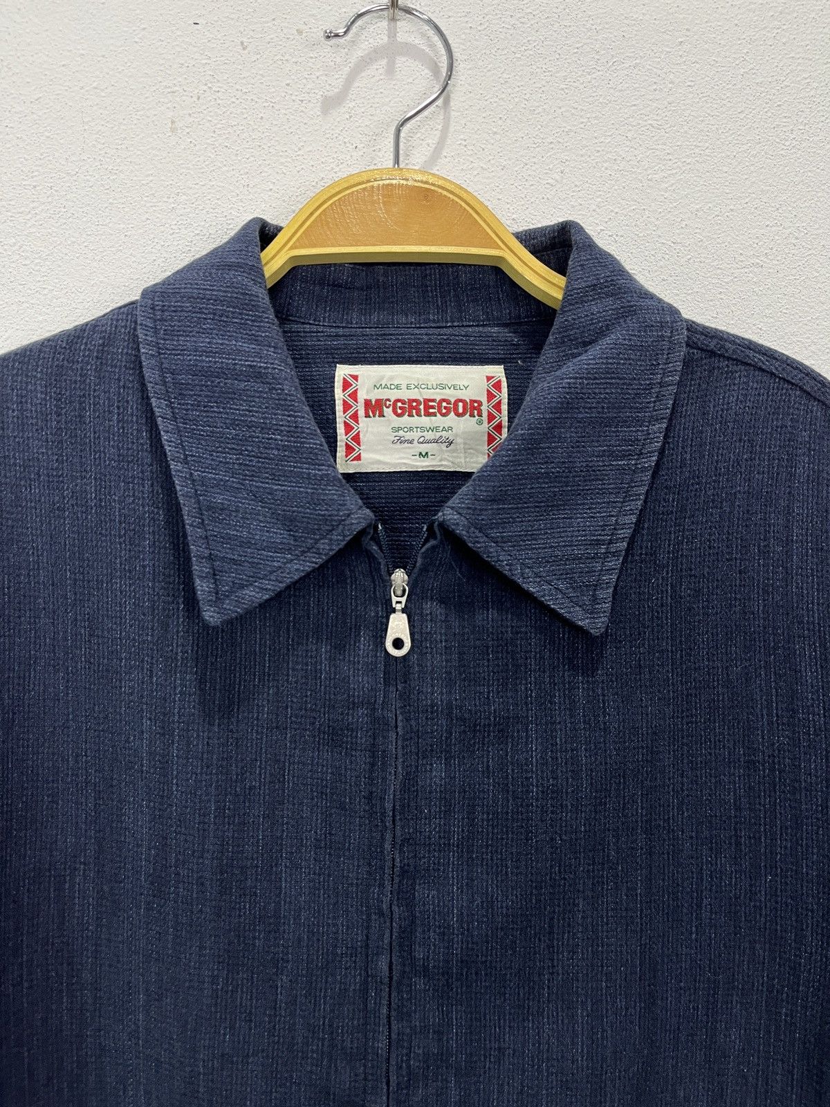 Japanese Brand × McGregor McGregor Chambray Zip Up Outerwear Casual Jacket Size US M / EU 48-50 / 2 - 3 Thumbnail